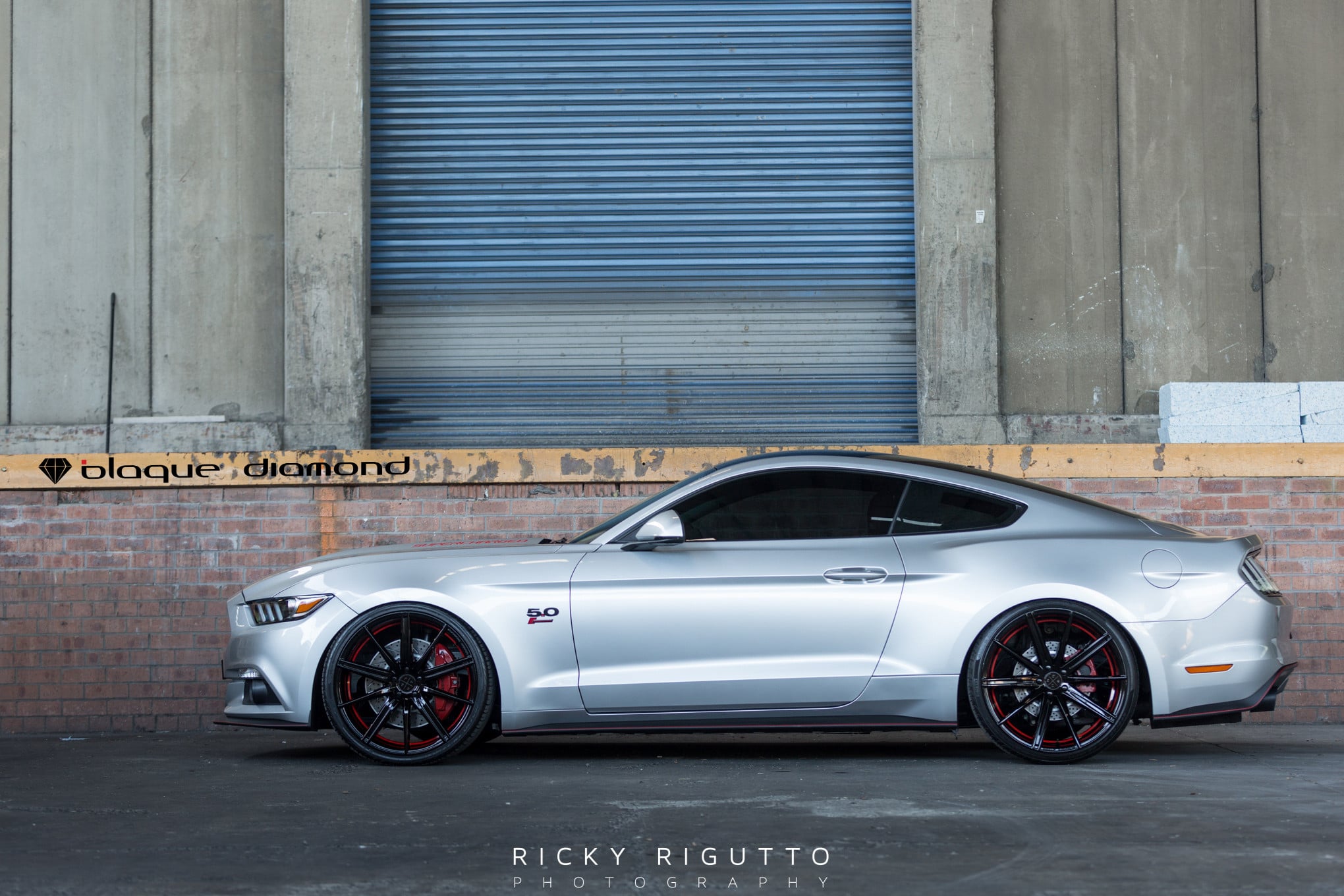 Ford Mustang GT S550 With Lowered Suspension - Photo by Black Diamond