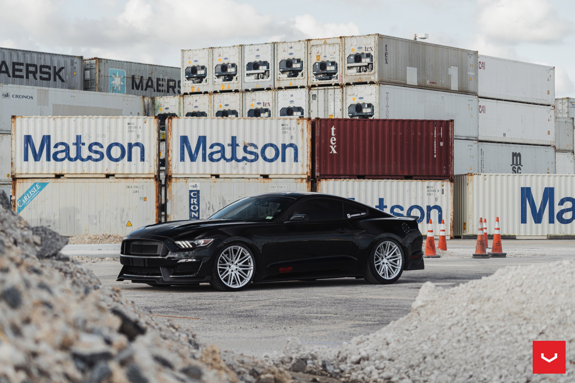VFS4 Custom Wheels on Ford Mustang - Photo by Vossen