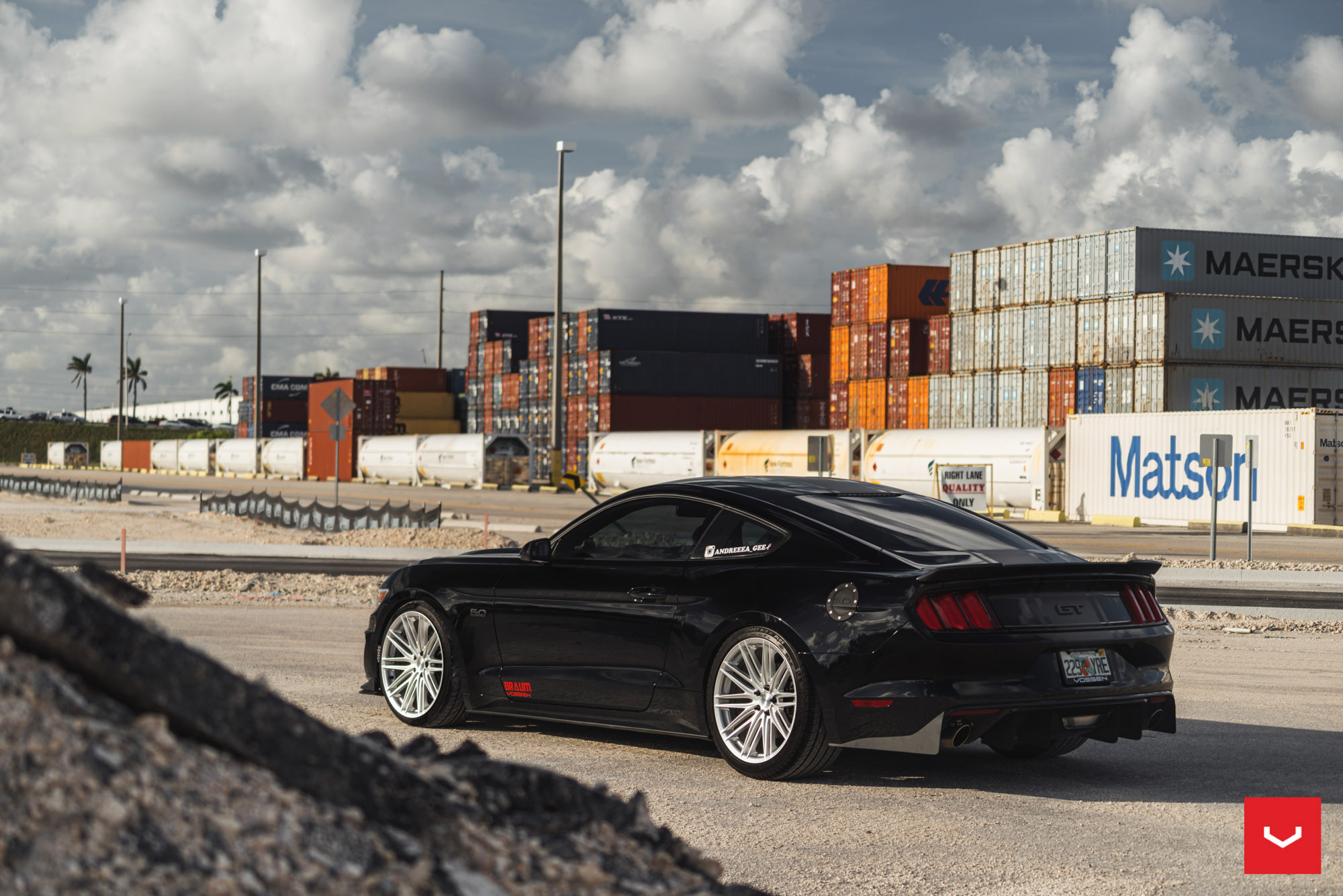 Ford Mustang GT with Rear Diffuser - Photo by Vossen