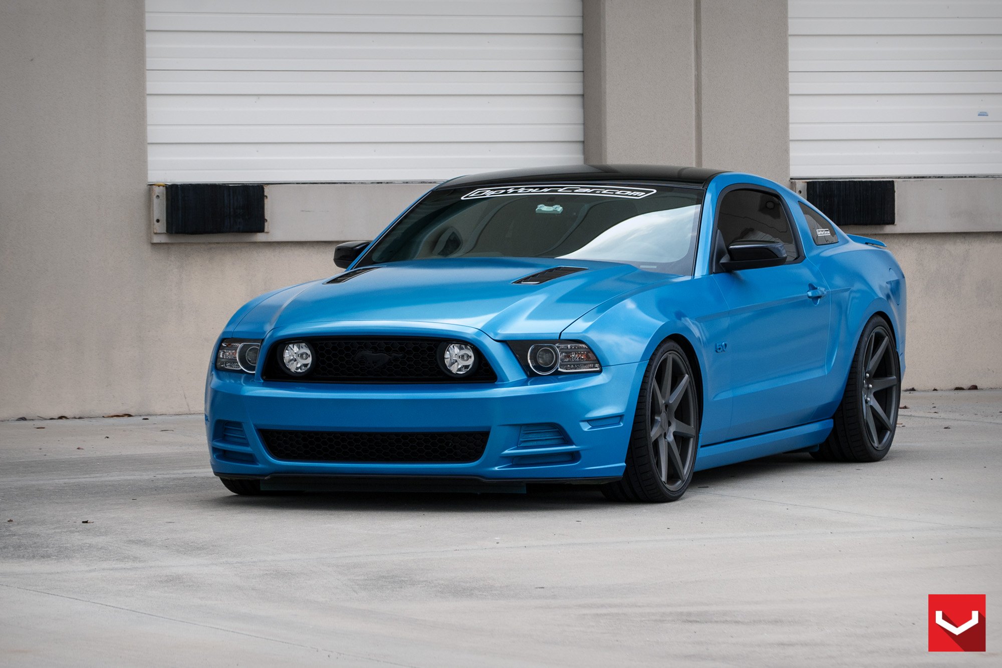 Matte Black Blue