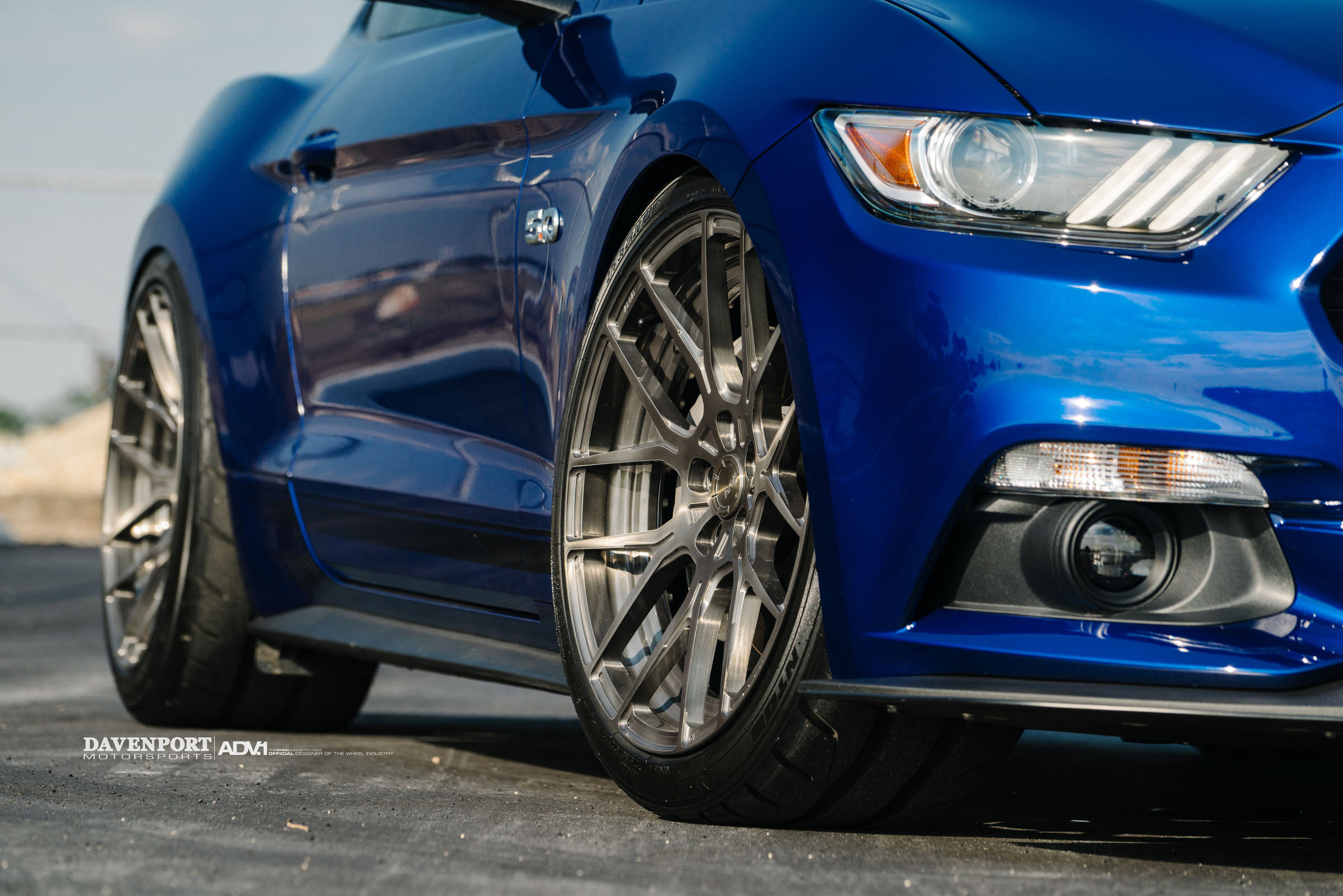 ADV.1 Custom Wheels on Ford Mustang GT - Photo by ADV.1