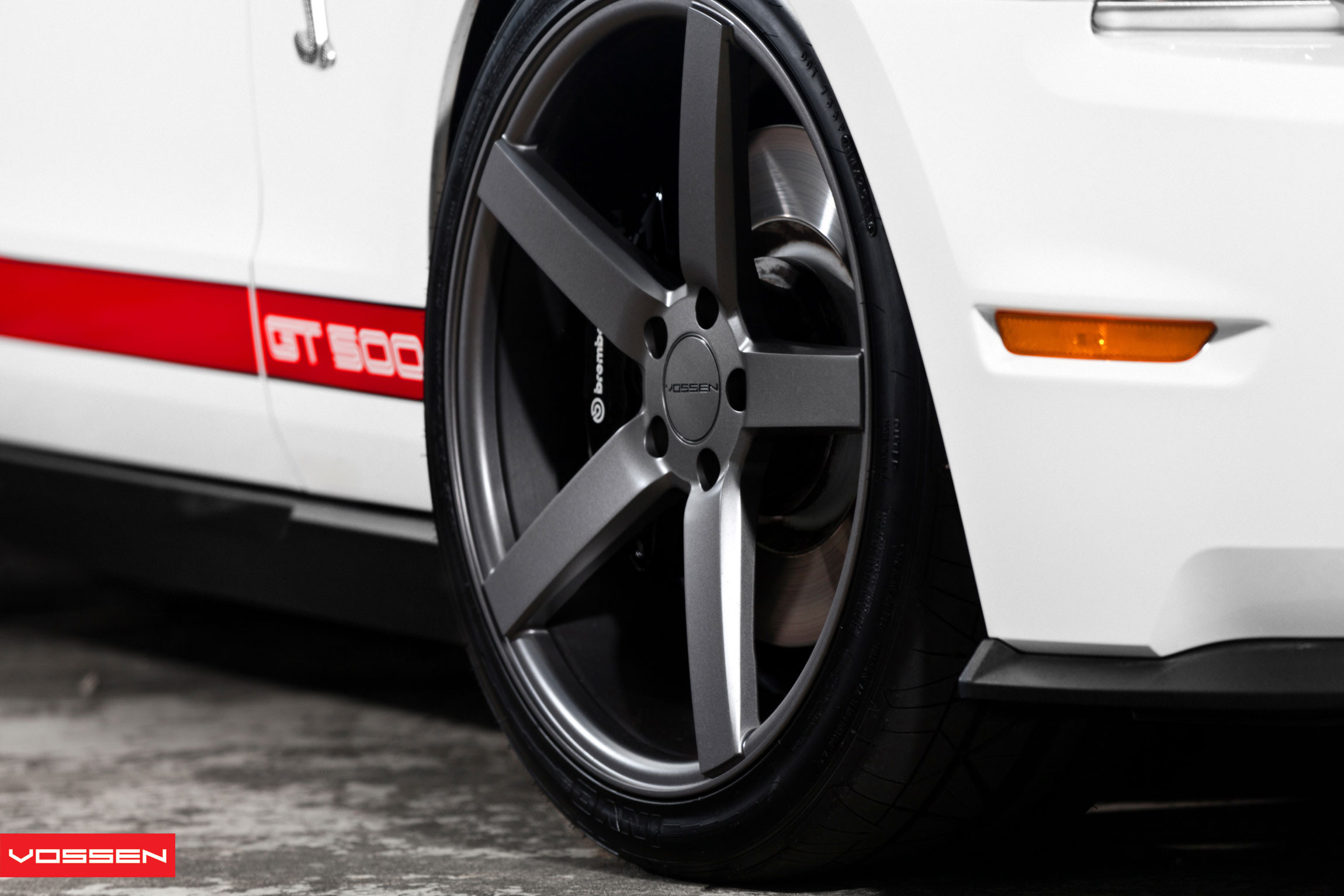 Vossen Rims with Brembo Brakes on Custom Ford Mustang - Photo by Vossen