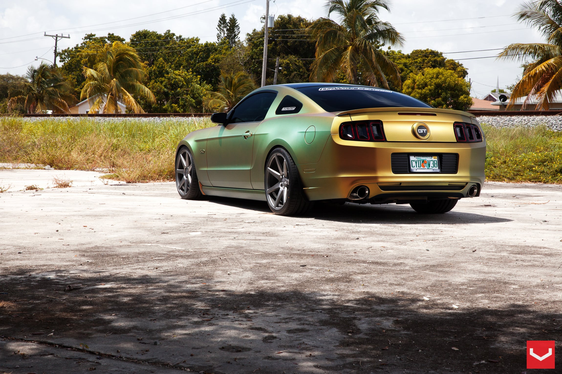 Ford Mustang GT Rear Lip Spoiler - Photo by Vossen