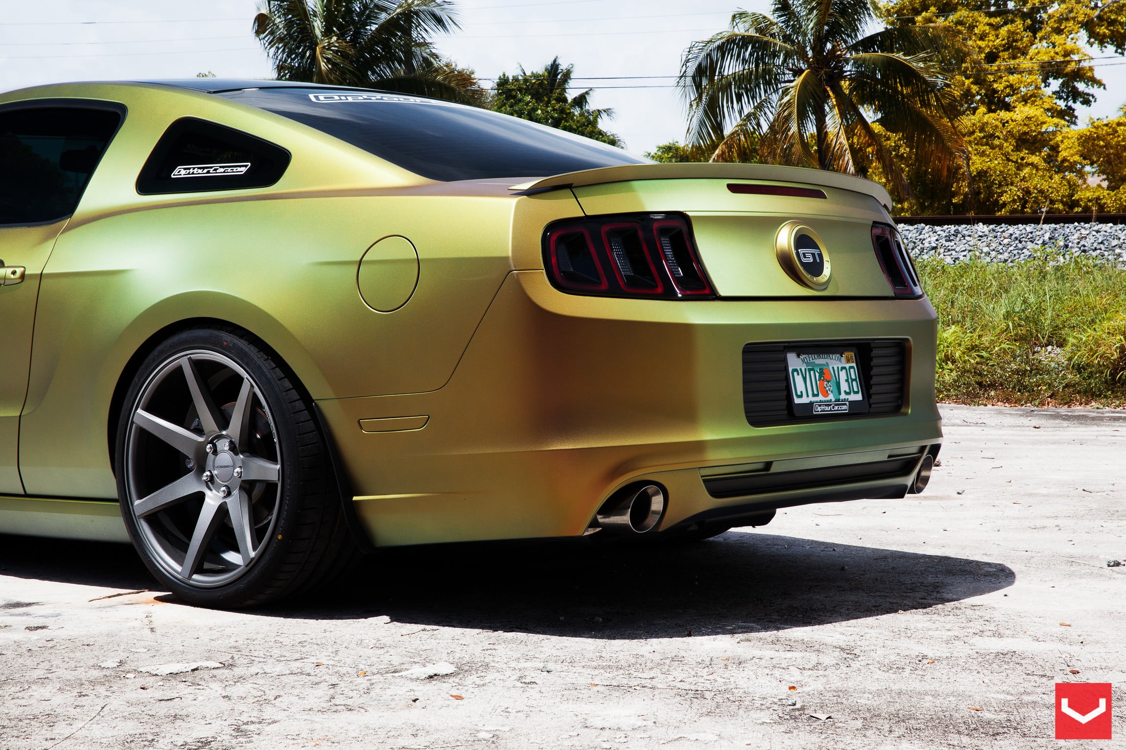 CV7 Vossen Rims on Custom Ford Mustang GT 5.0 - Photo by Vossen