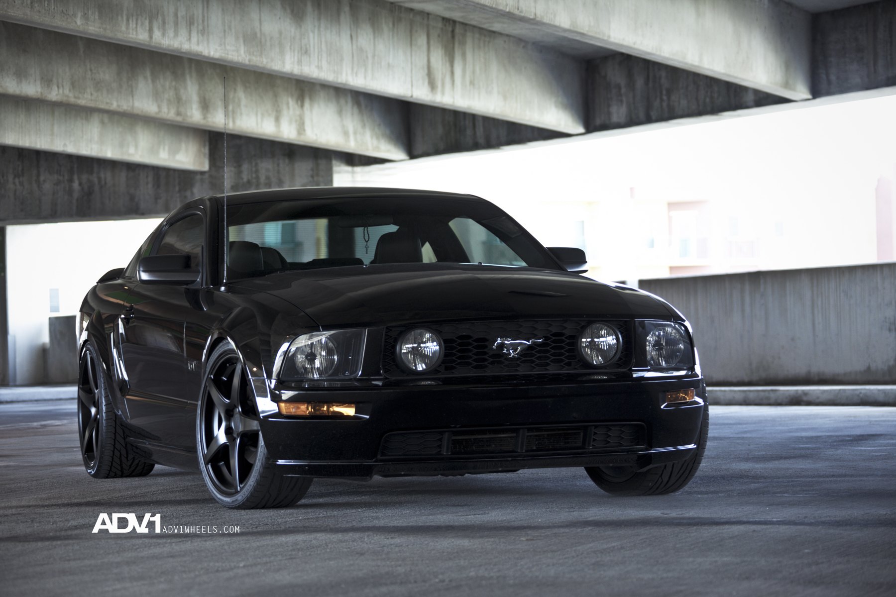 Ford Mustang v 2005 черный