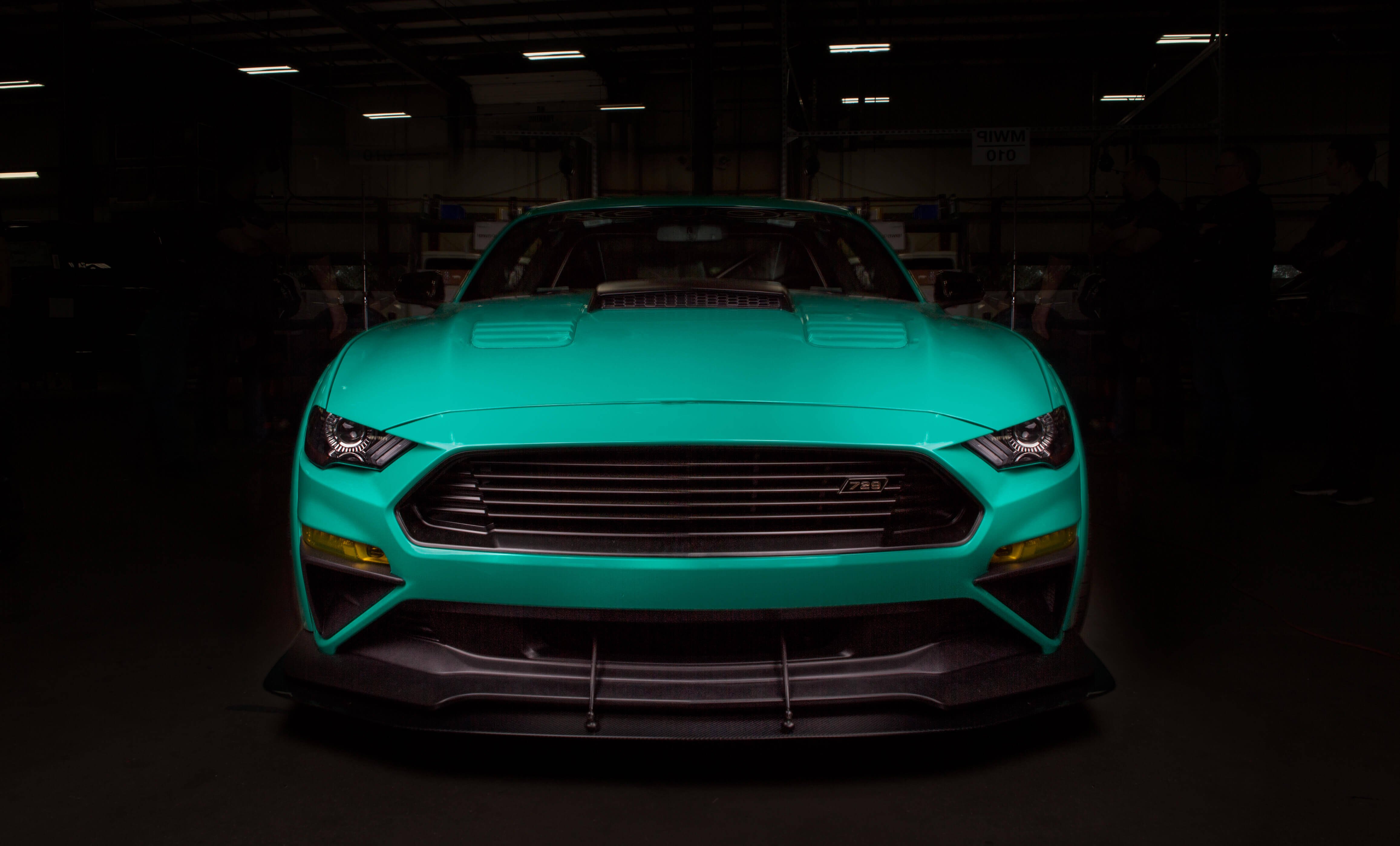 Captivating Green Mustang Boasting Carbon Fiber | CARiD.com Gallery