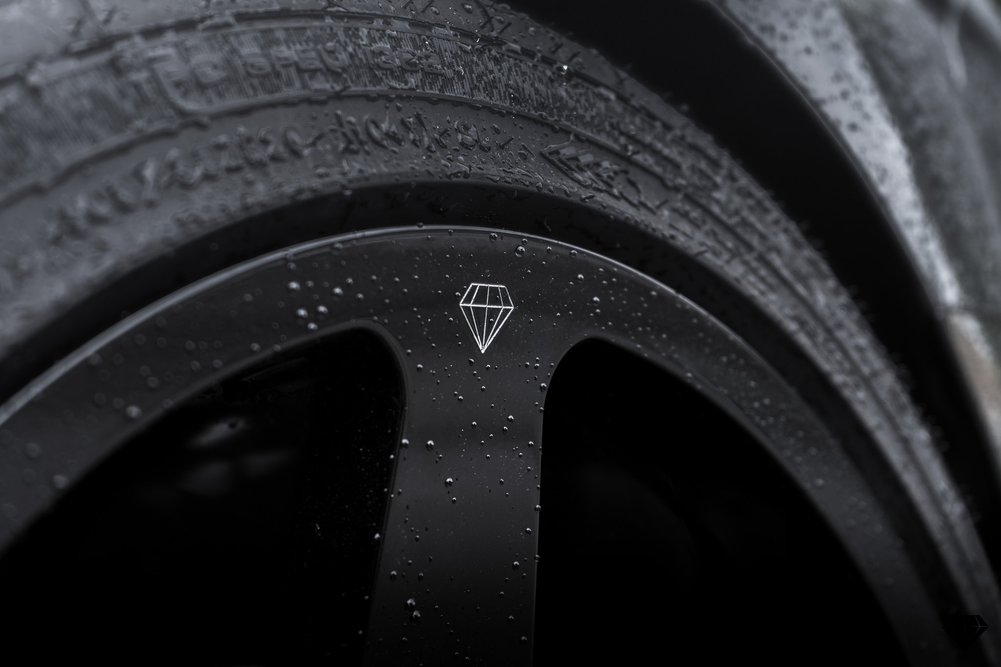 Custom Blaque Diamond Wheels on Gray Ford Mustang GT - Photo by Blaque Diamond Wheels