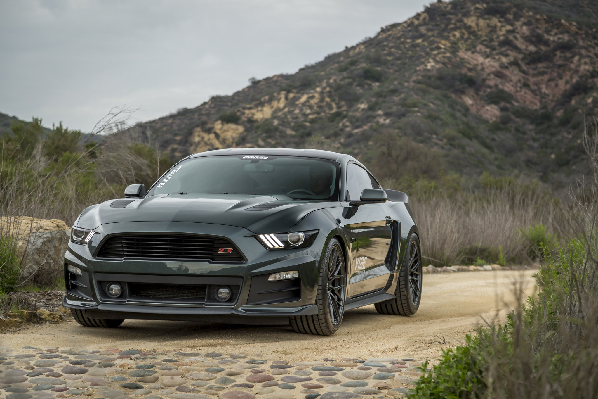 Black Ford Mustang Roush Photography - Photo by Vibe Motorsports