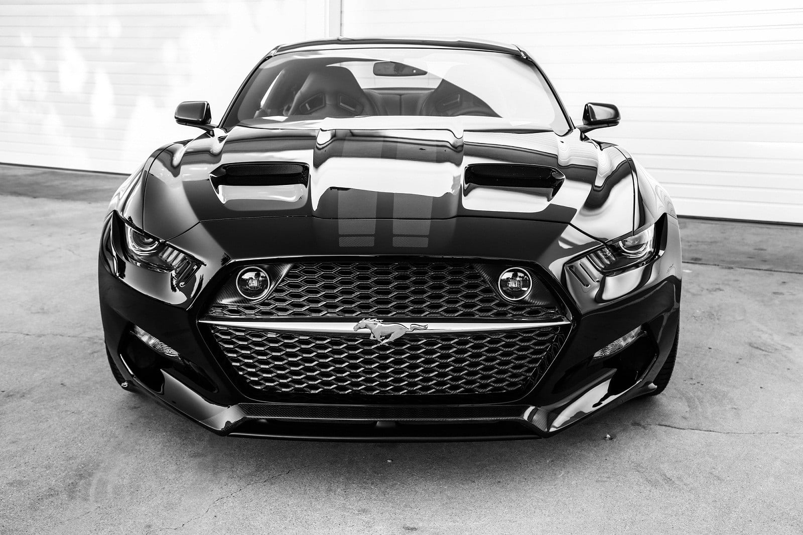 Ford Mustang With Galpin Rocket Custom Grille - Photo by Galpin Rocket