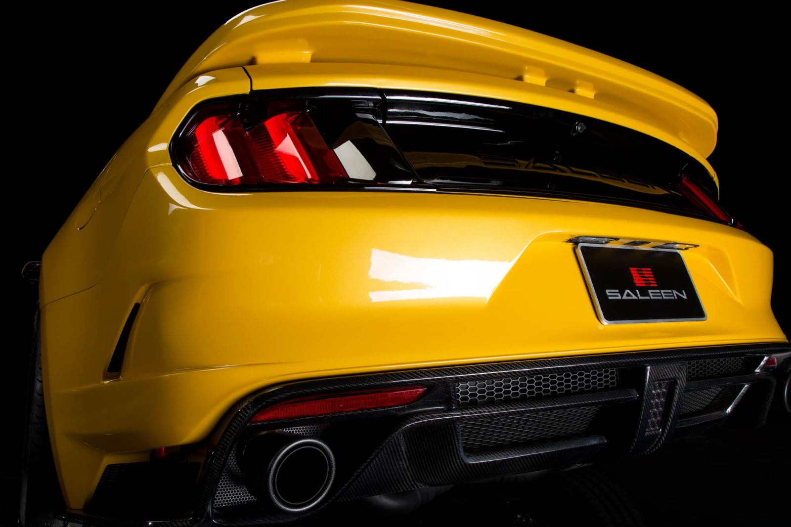 Mustang S550 With Saleen Rear Diffuser - Photo by Saleen