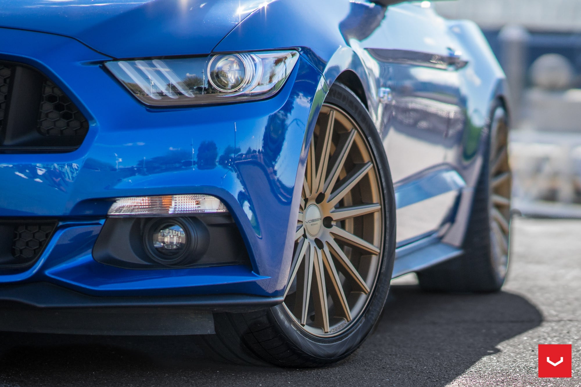 Ford Mustang GT Rolling on Vossen 20 Inch Wheels - Photo by Vossen