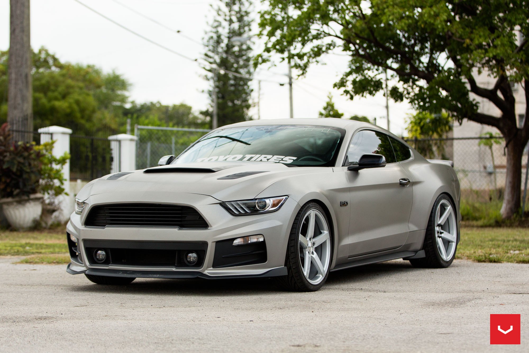 ROUSH Mustang GT 5.0 on Vossen Concave Wheels - Photo by Vossen.
