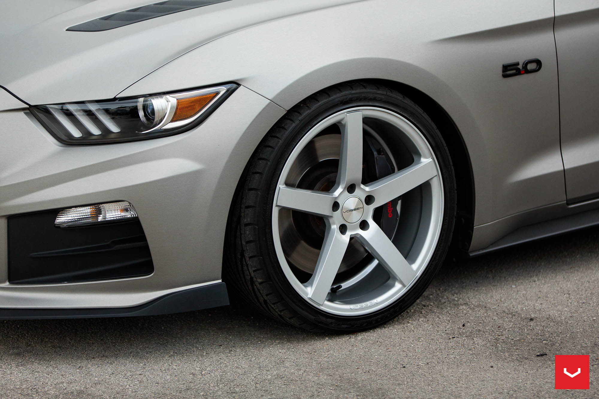 Vossen VVSCV3R Custom Wheels on Mustang GT - Photo by Vossen