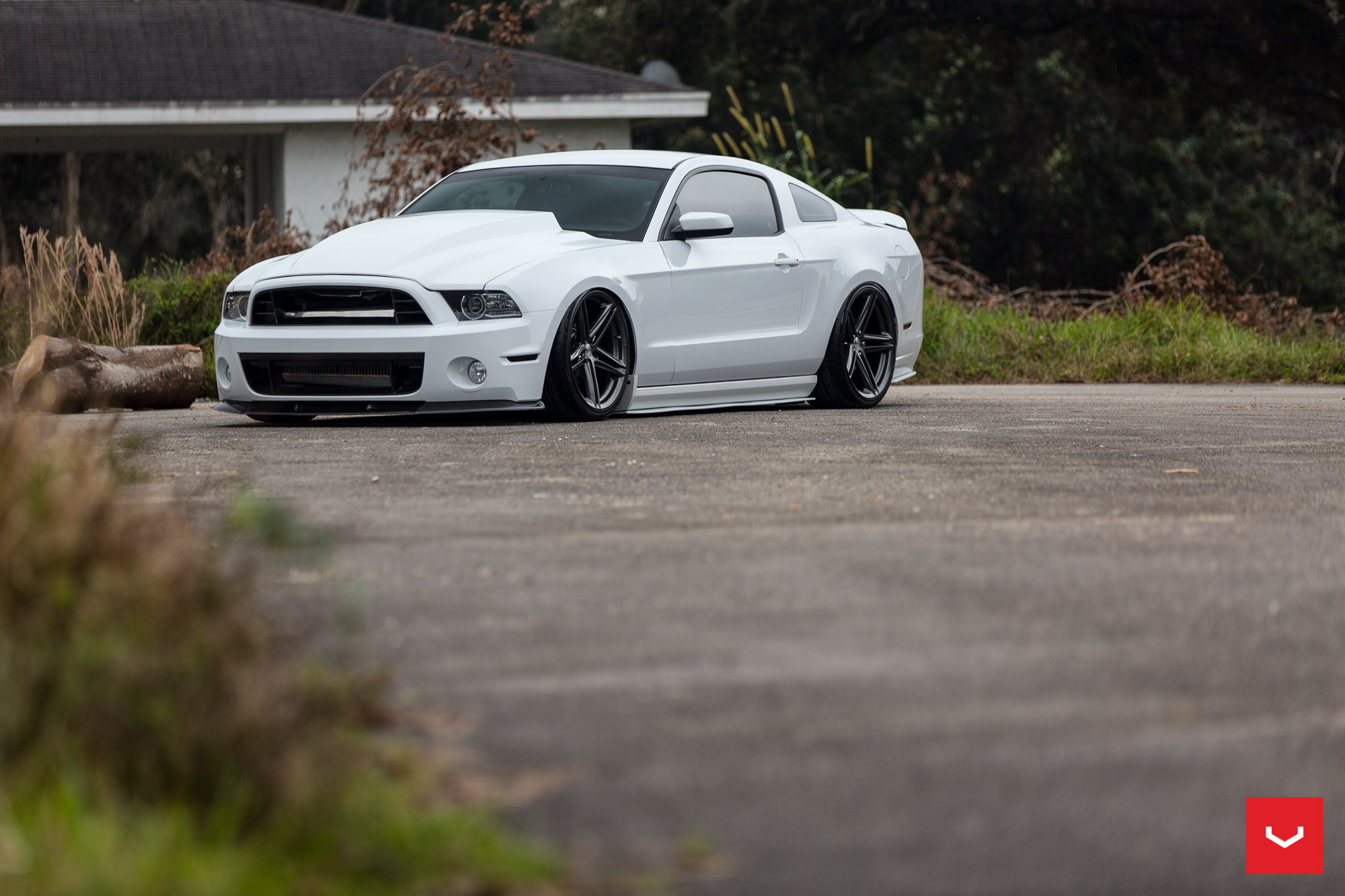 Slammed Mustang GT 500 - Photo by Vossen