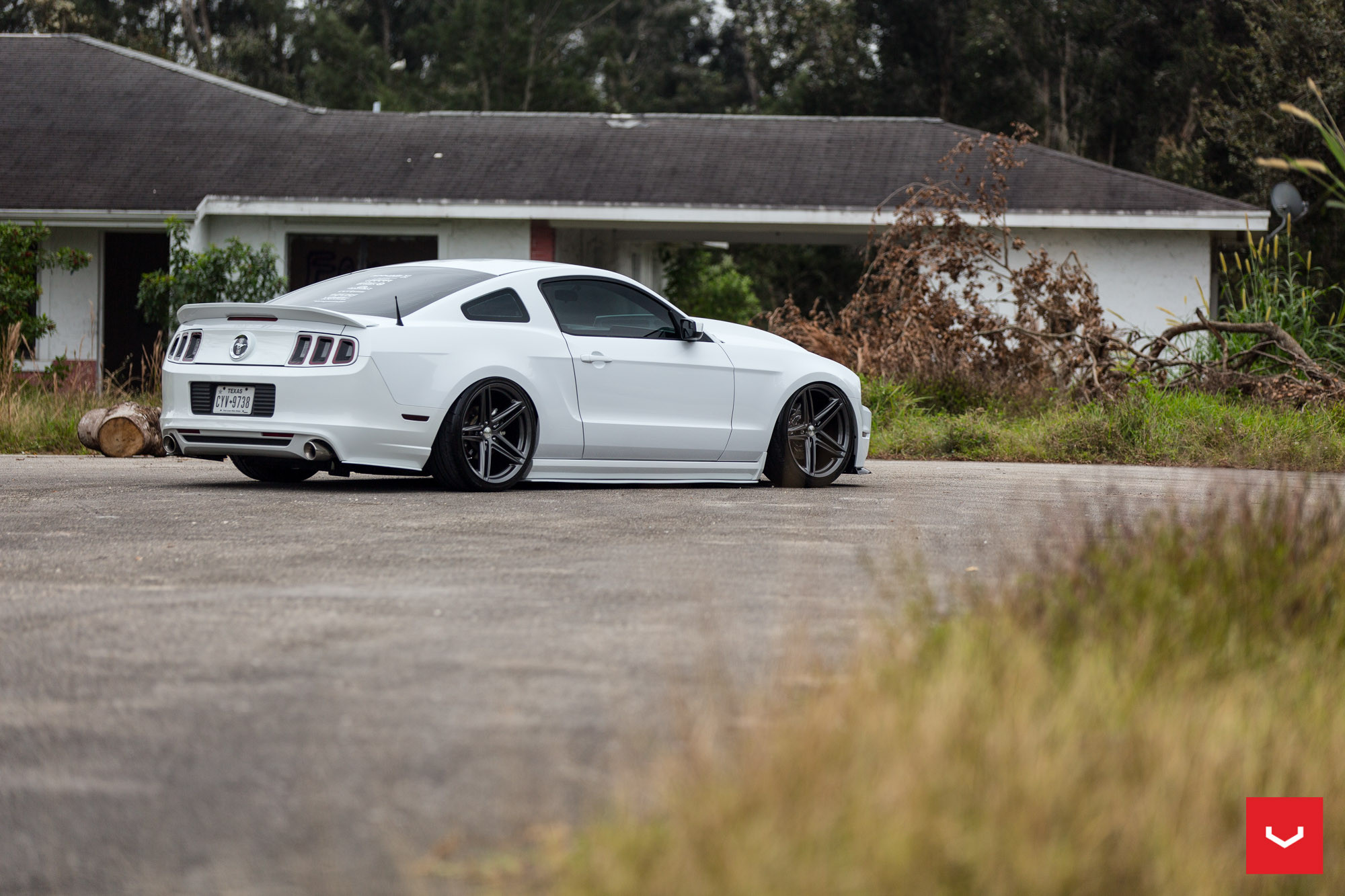 Ford Mustang Shelby GT on Air Suspension - Photo by Vossen