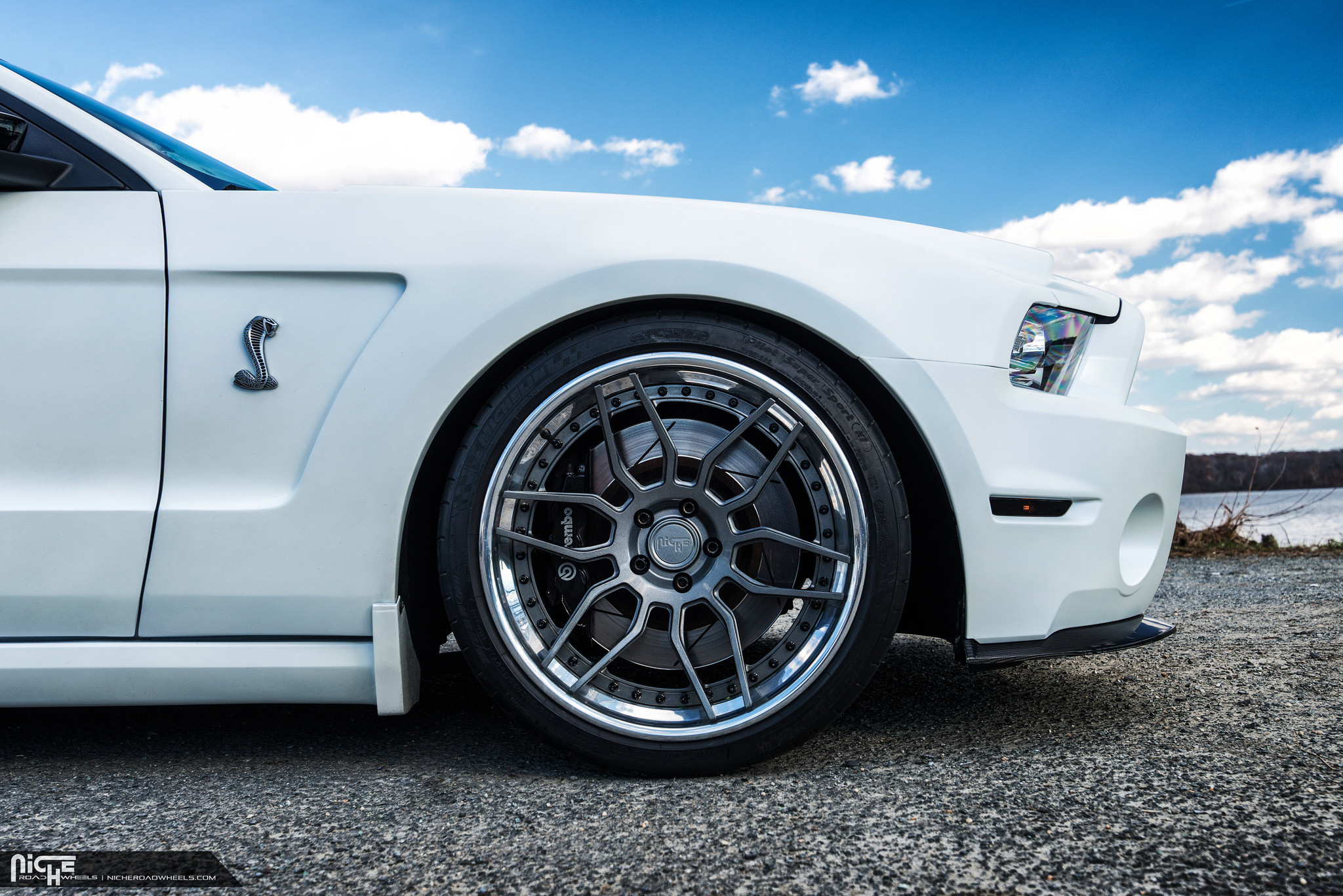 Niche Vella 3 Piece Forged Wheels on Ford Mustang - Photo by Niche