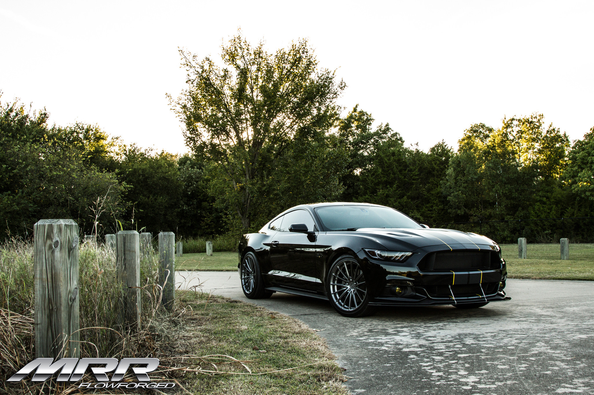 Mustang on Flow Forged MRR FS 2 Rims - Photo by MRR
