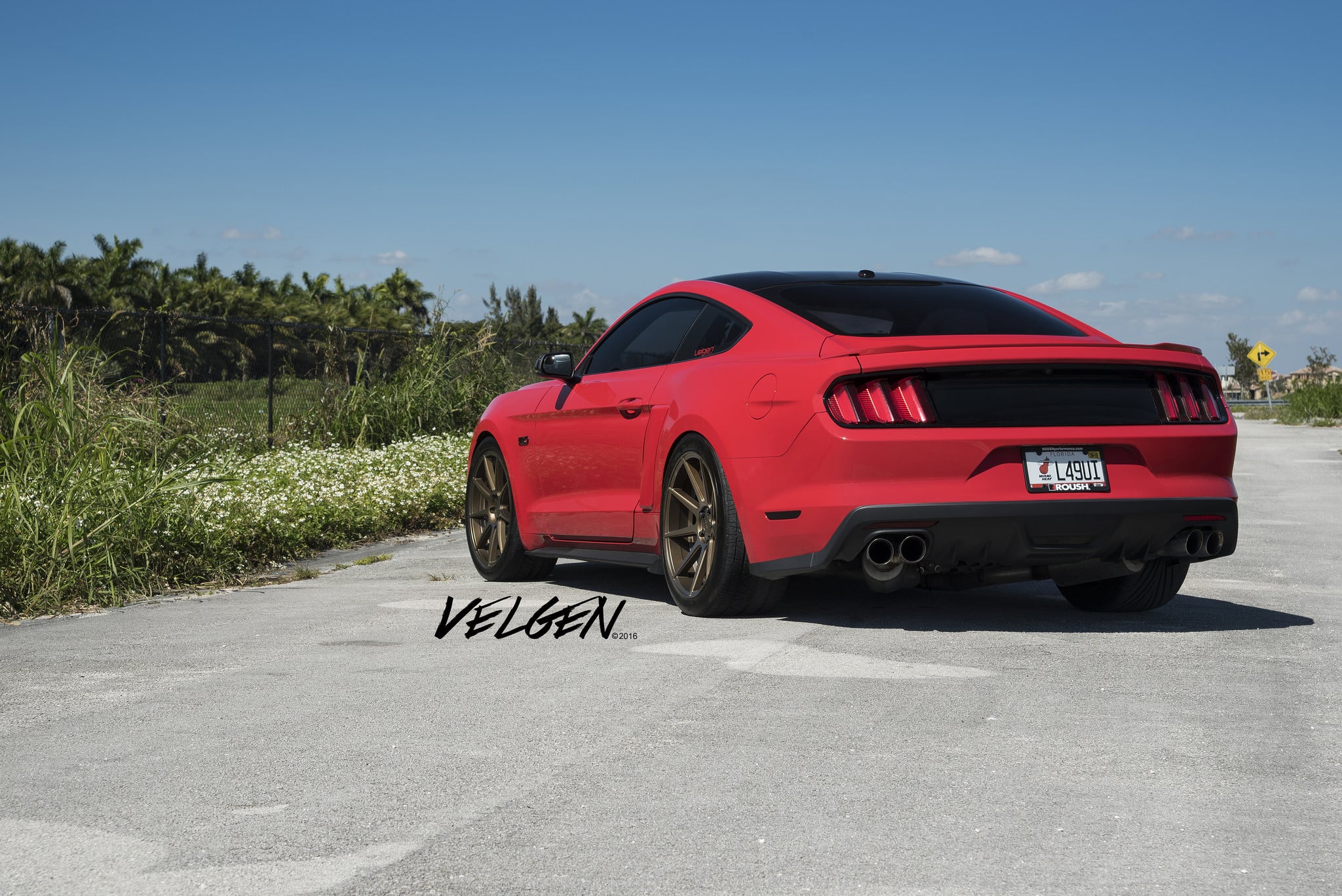 Velgen Bronze Custom Wheels on Ford Mustnag GT - Photo by Velgen