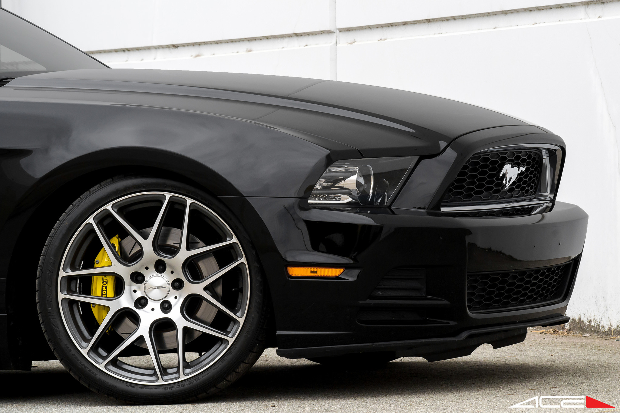 Yellow Stop Tech Brake Calipers - Photo by ACE Alloy
