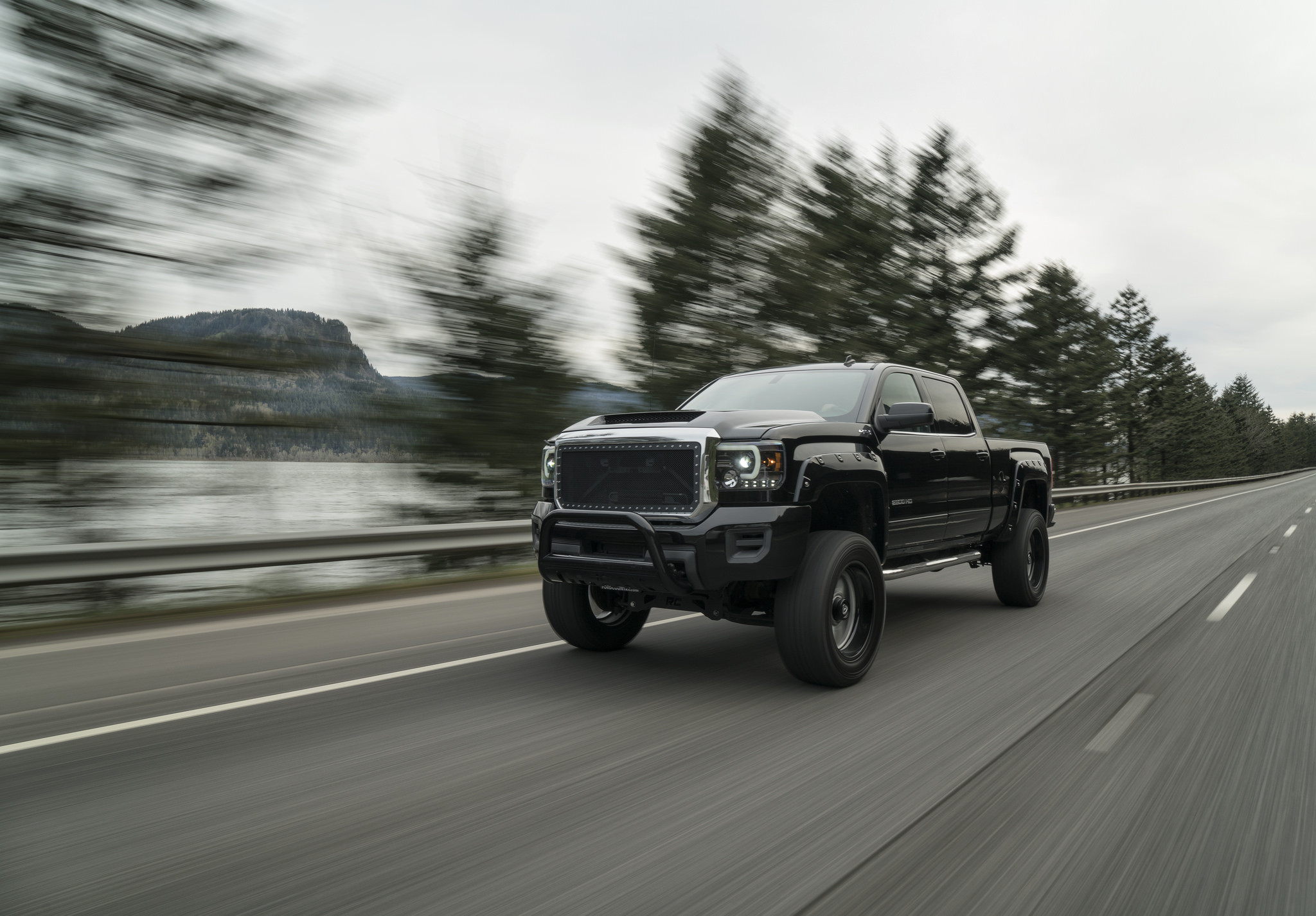 GMC Sierra Performance Hood - Photo by Fuel Off-Road