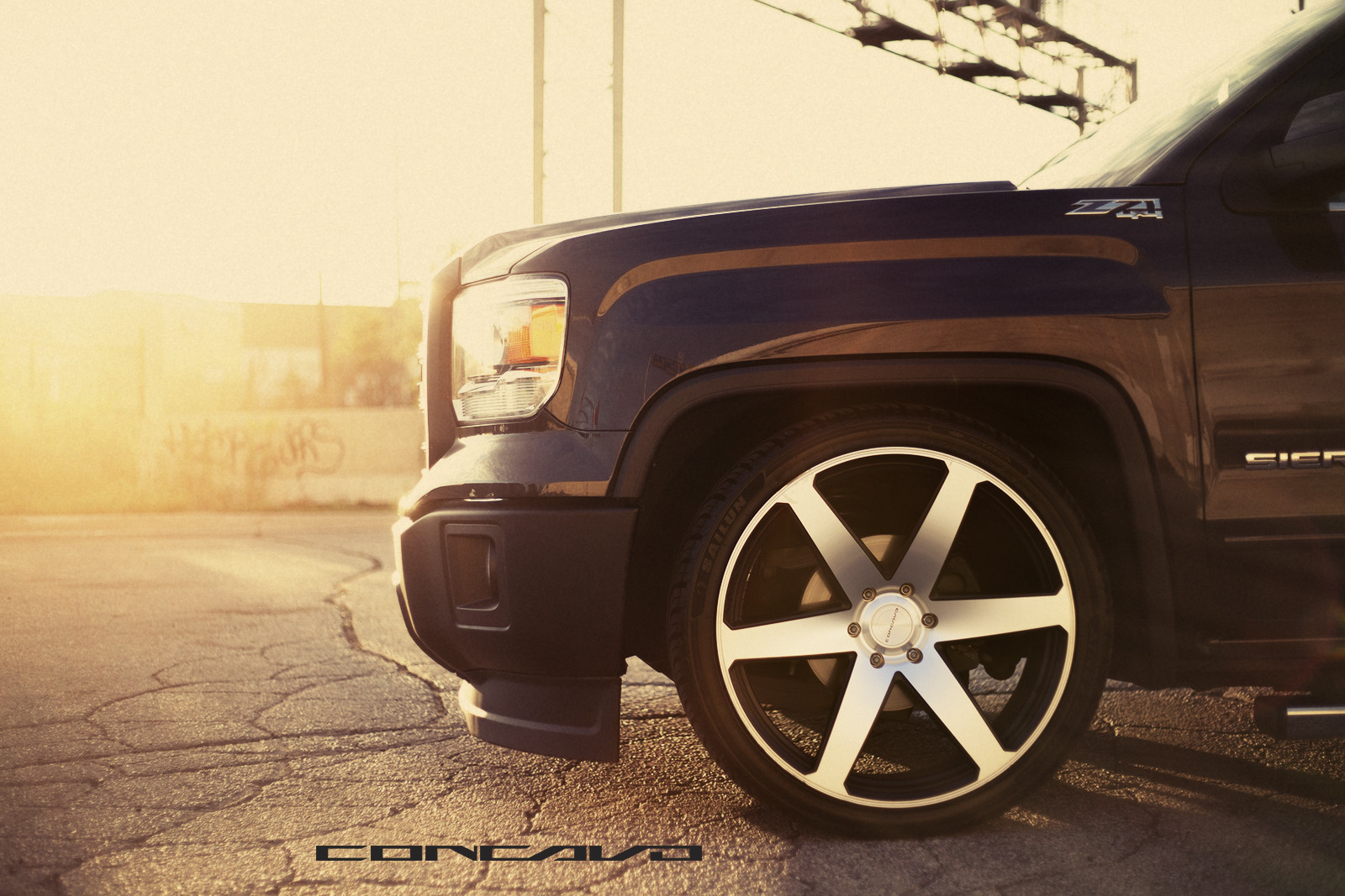 GMC Sierra Z71 on Concavo CW-6 Rims - Photo by Concavo