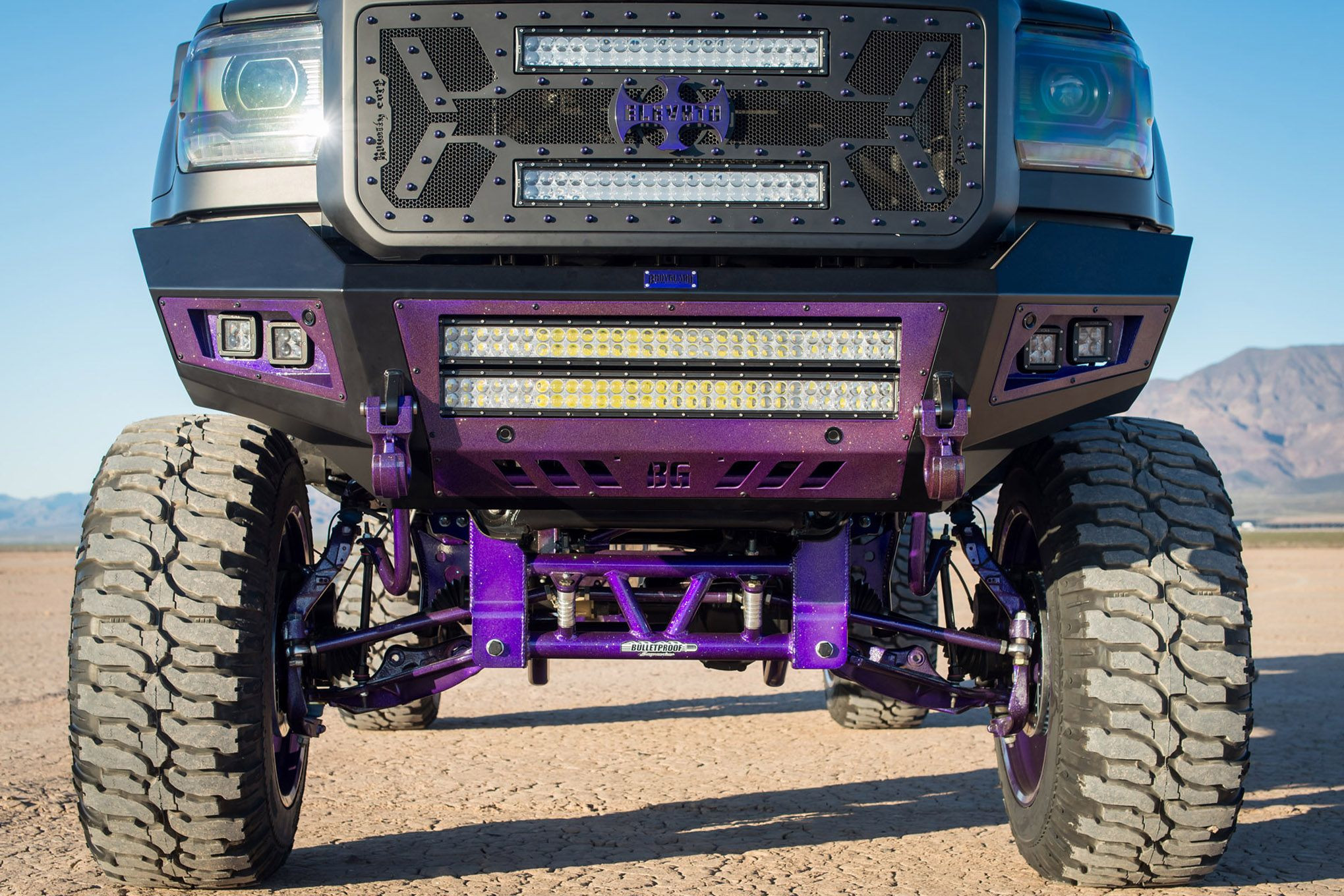 Off-Road Front Winch Bumper on GMC Sierra - Photo by Eddie Maloney, Glenn Elliott