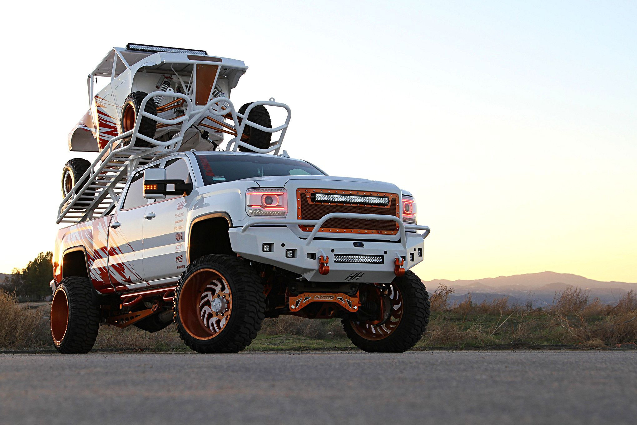 GMC Sierra UTV transportation without trailer - Photo by Mike Alexander