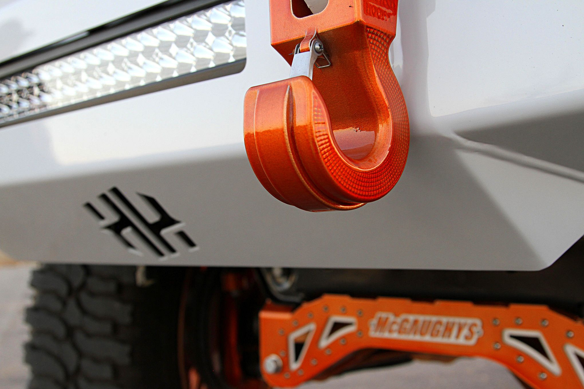 Custom painted Tow Hook - Photo by Mike Alexander