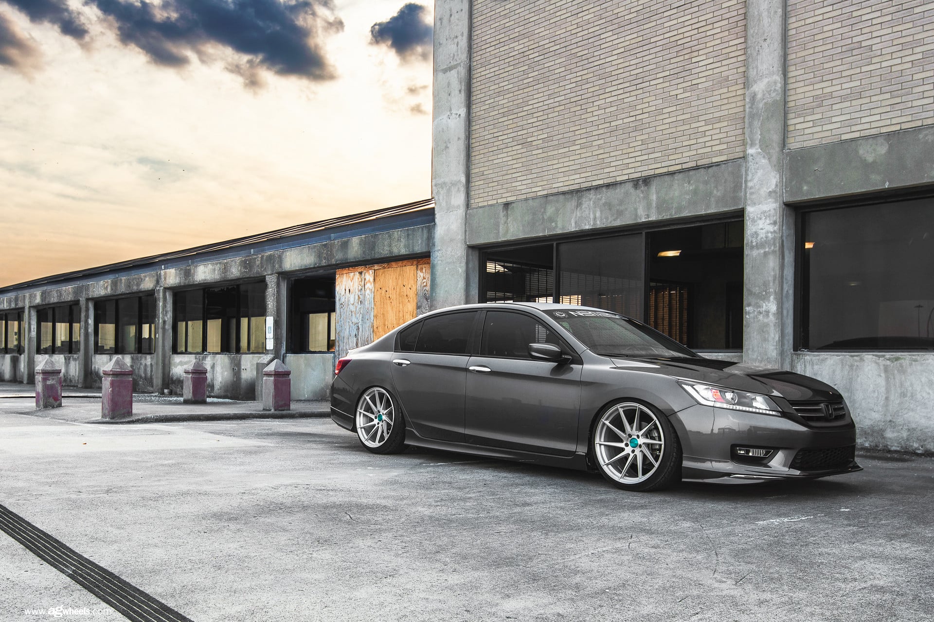 Stanced Honda Accord Sedan - Photo by Avant Garde
