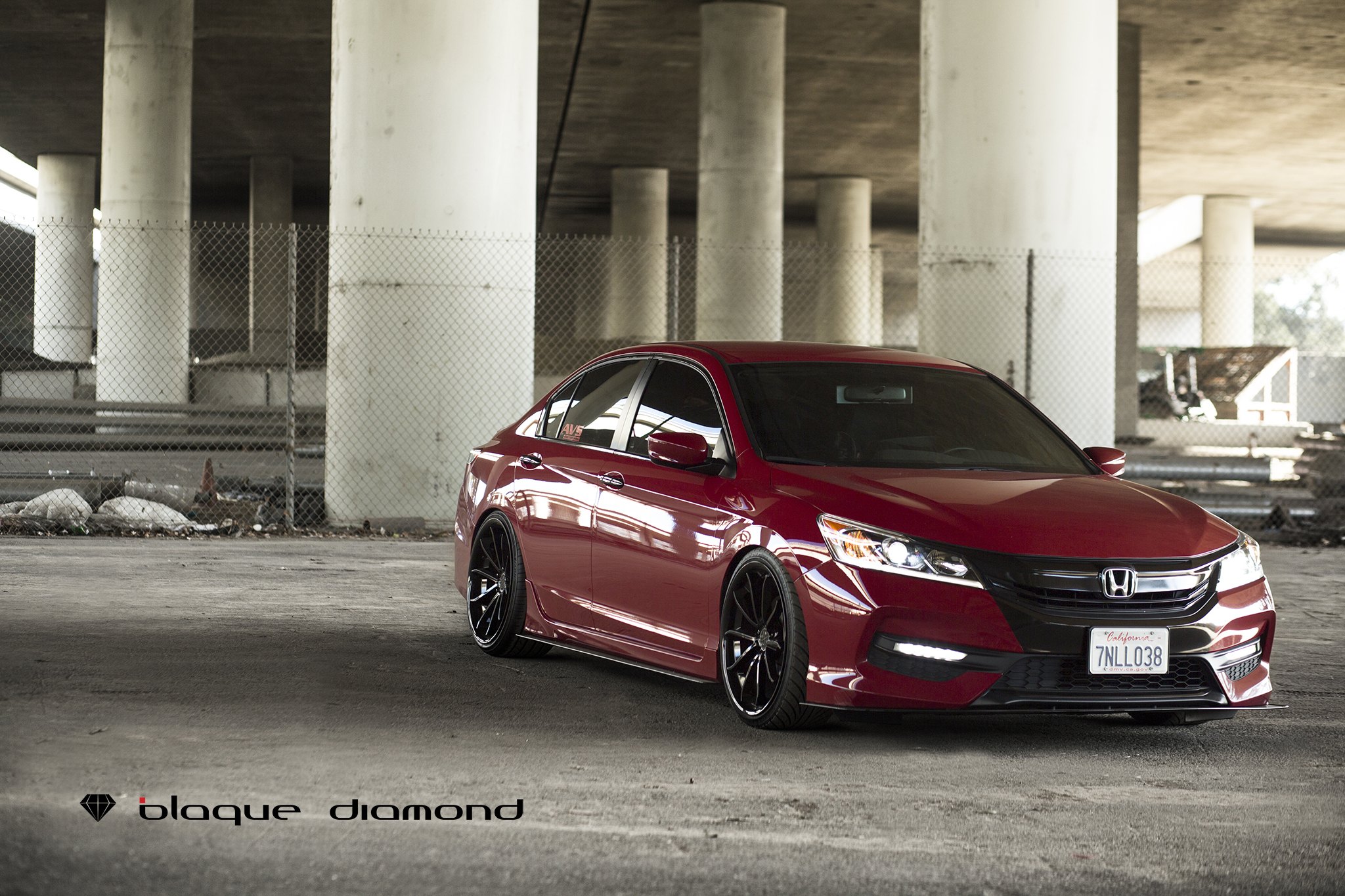 Honda Accord White Wheels