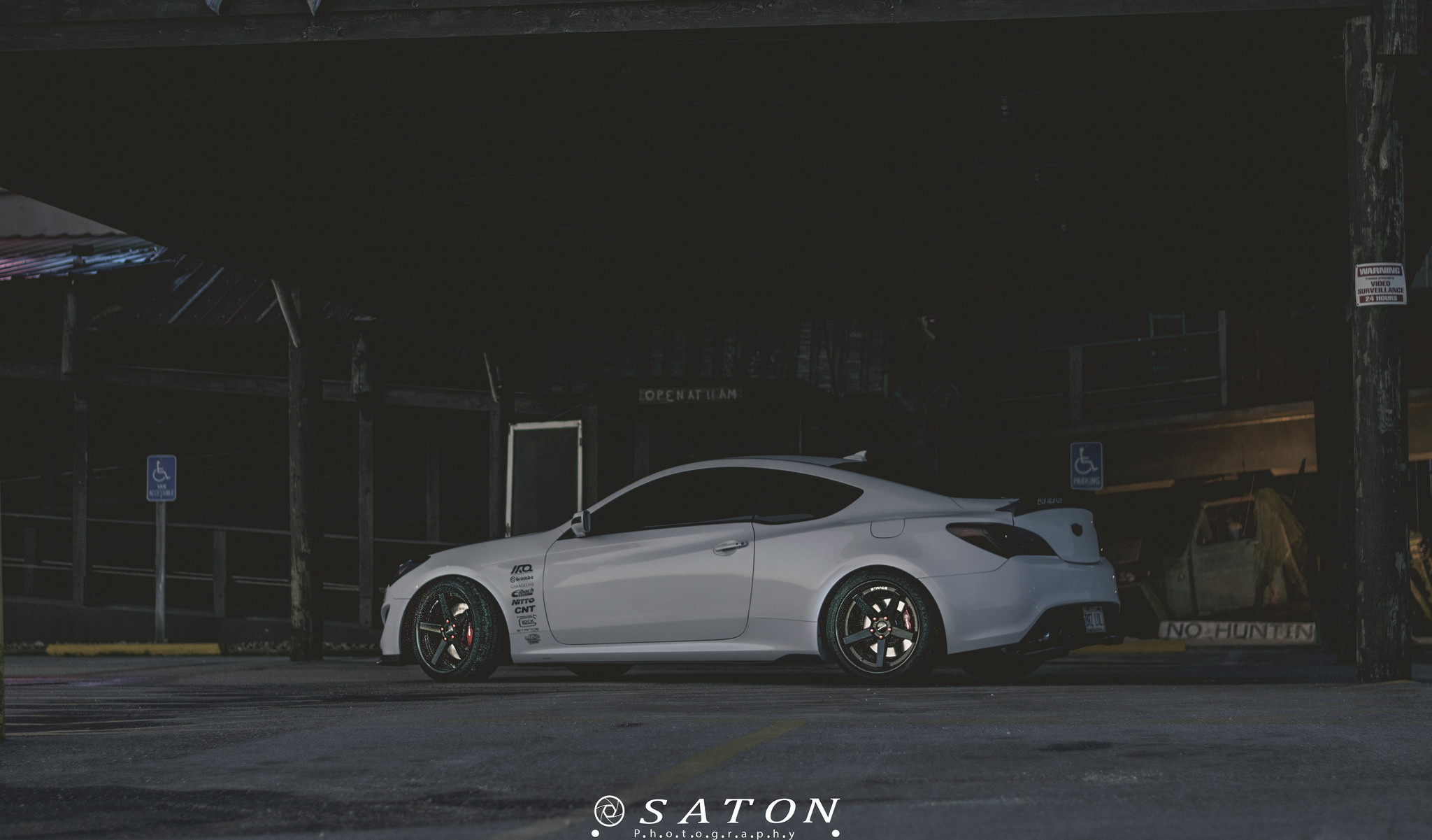 Aftermarket Side Skirts on White Hyundai Genesis Coupe - Photo by Saton Photography