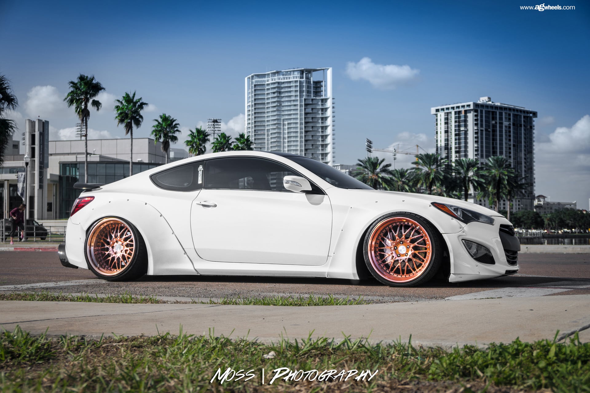 Air Lifted Hyundai Genesis Coupe - Photo by Avant Garde