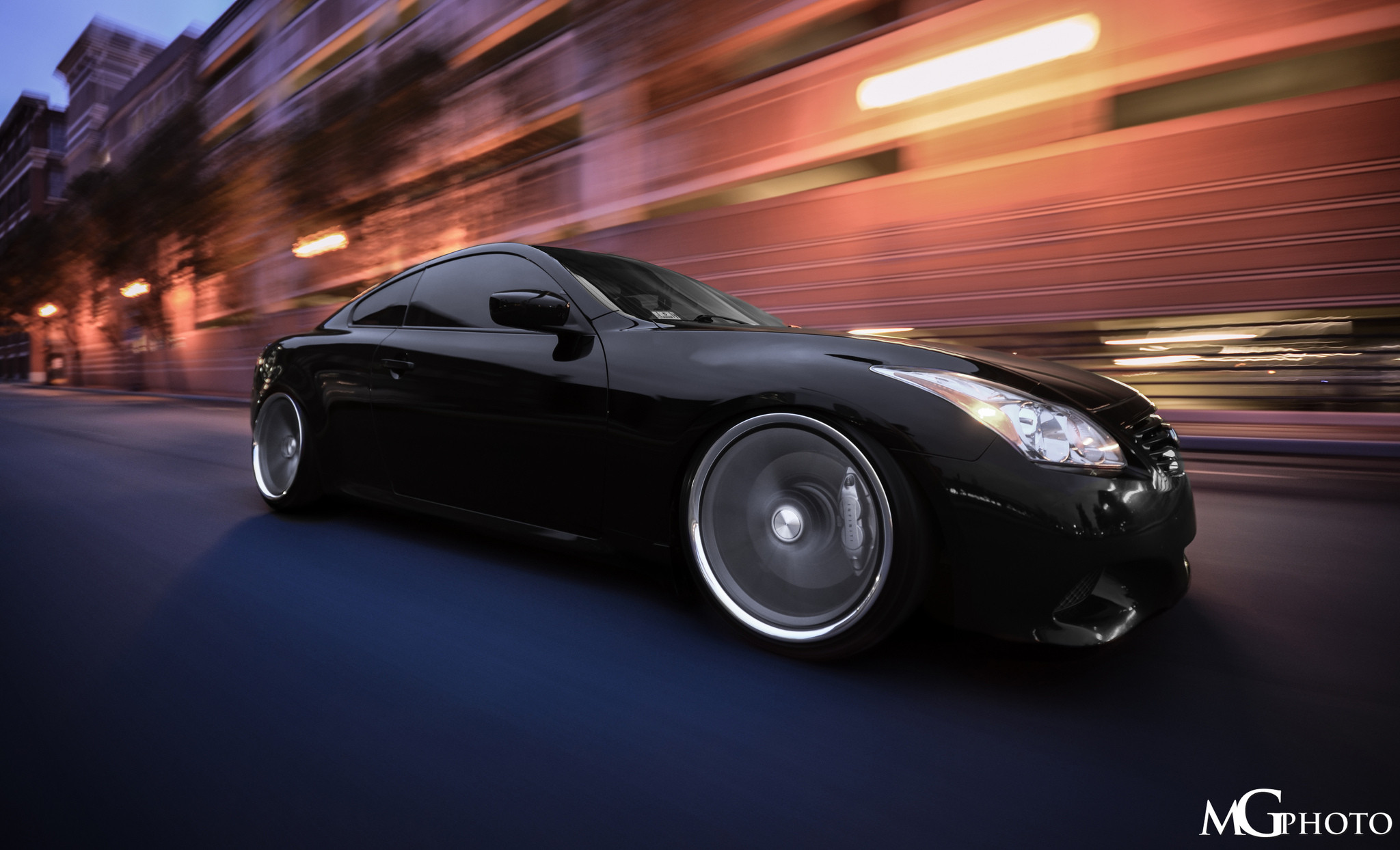 Action Black Infiniti G37 - Photo by Matthew Gaumont