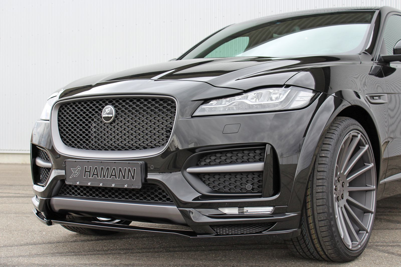 Custom Black Jaguar F-Pace with Continental Tires - Photo by DUB Magazine