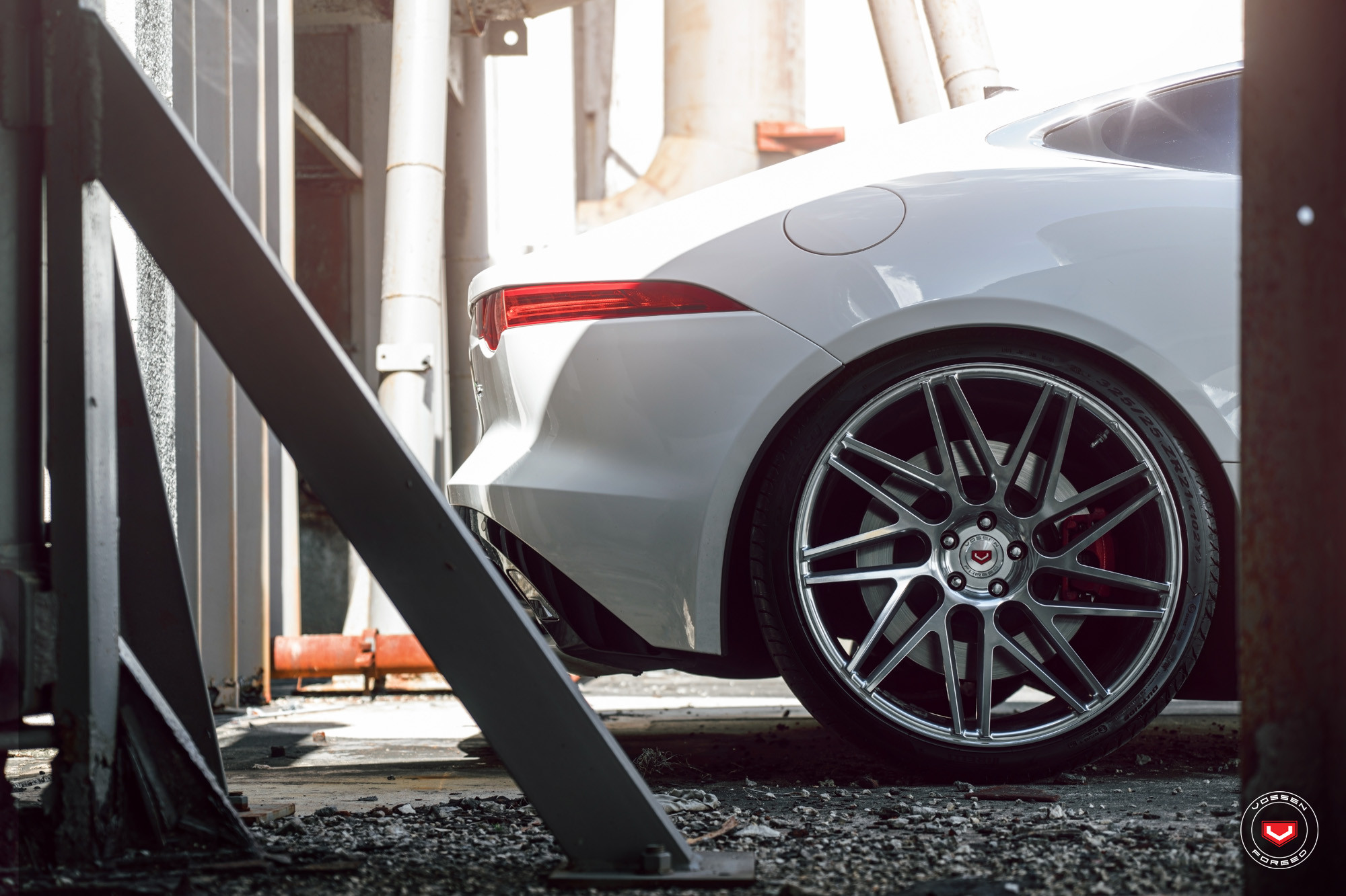 Jaguar F-Type with Chrome Forged 20 Inch Vossen Rims - Photo by Vossen
