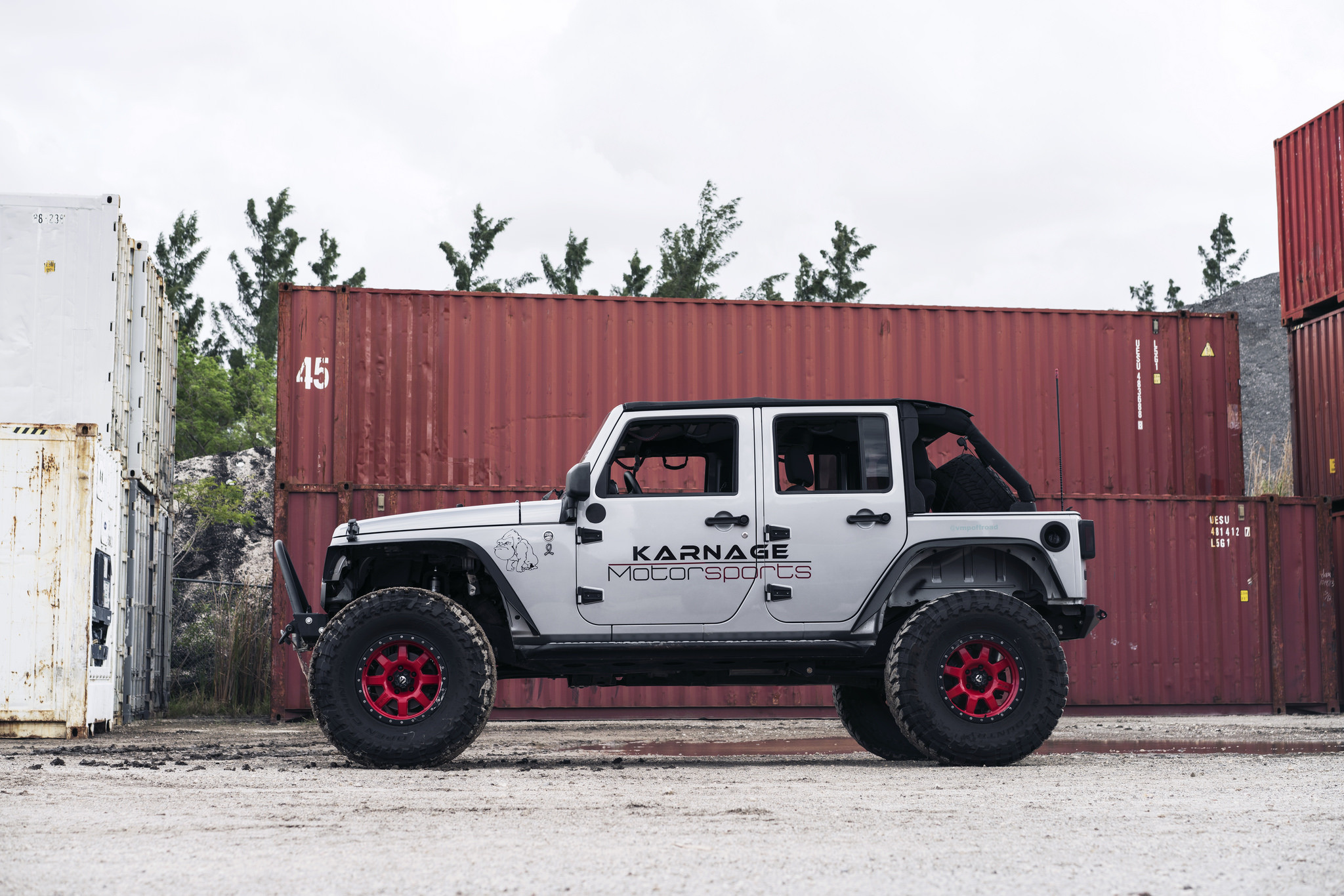 Jeep Wrangler With Soft Top on 37s - Photo by Fuel Off-Road