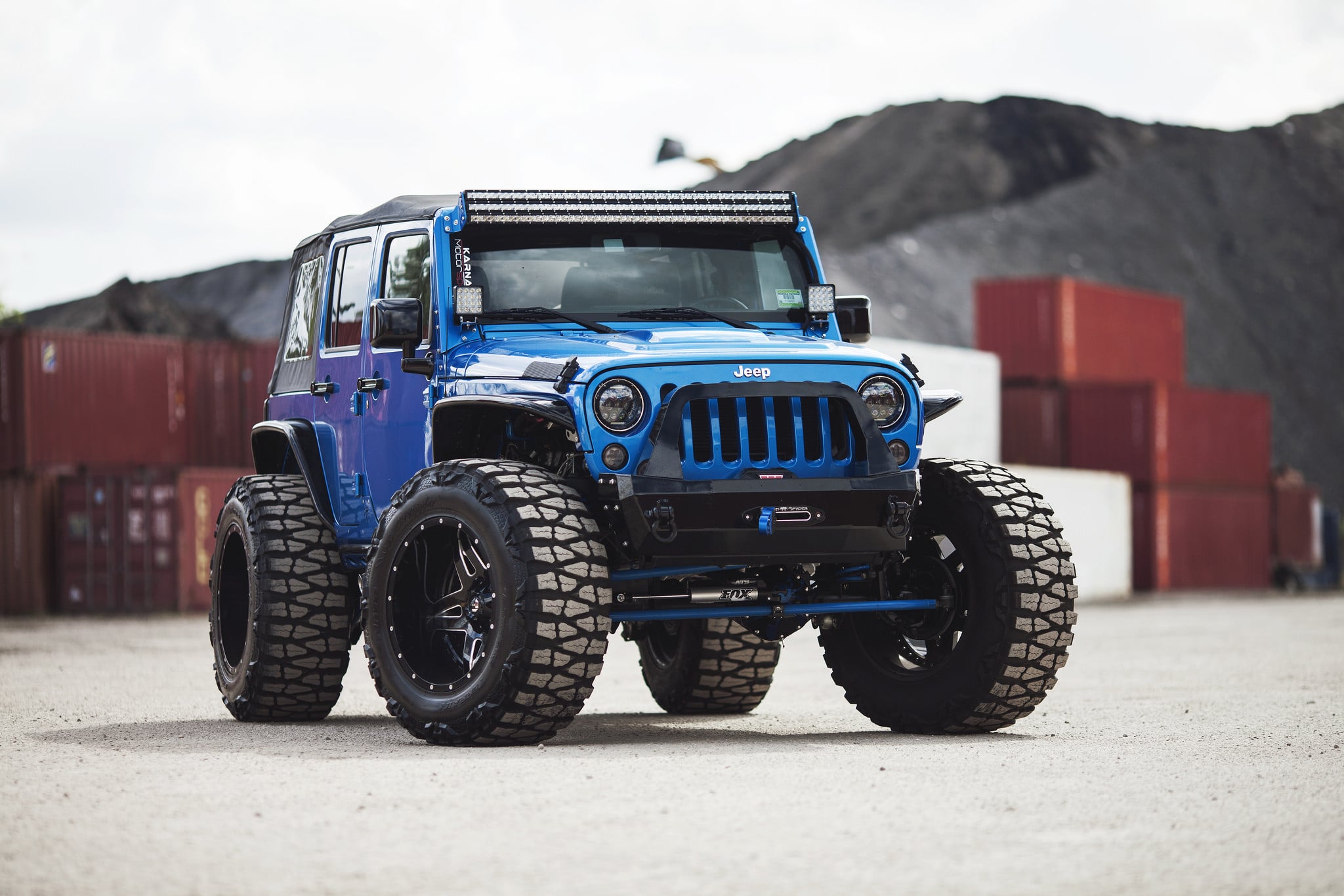 Lifted Jeep Wrangler JK on 40s - Photo by Fuel Off-Road