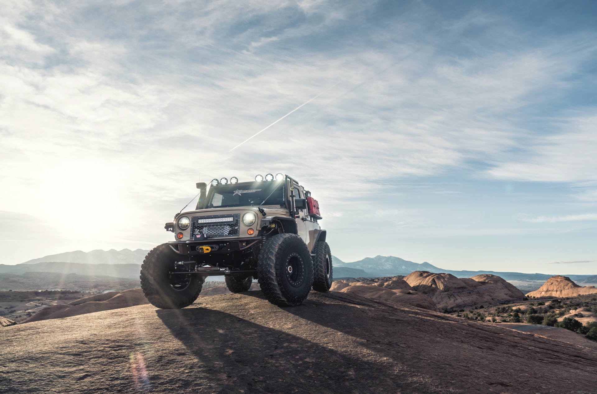 Lifted Wrangler Truck with ADD Offroad Bumpers and Other Mods | CARiD ...