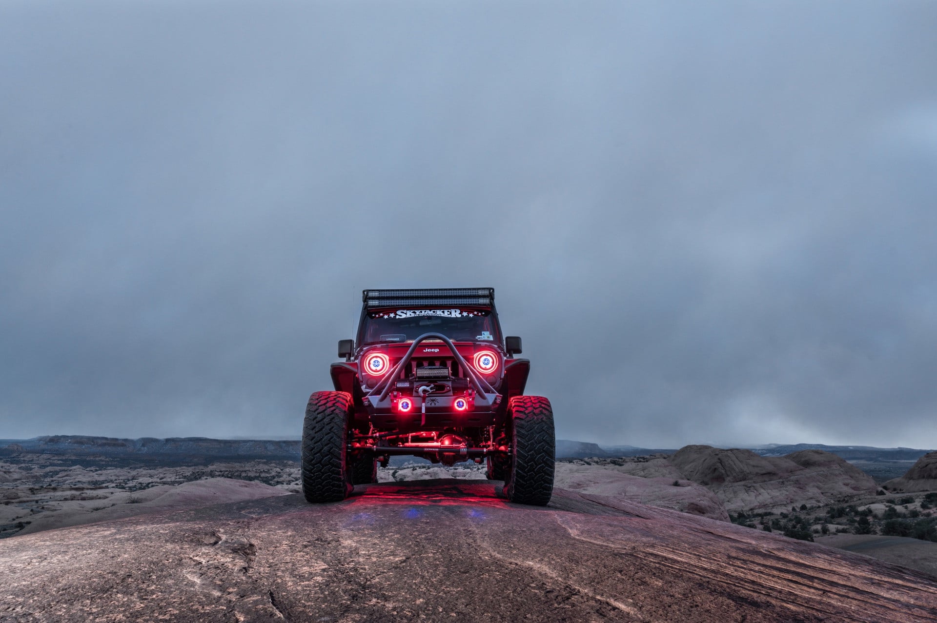 Jeep Wrangler JK with Skyjacker Lift - Photo by Dale Martin