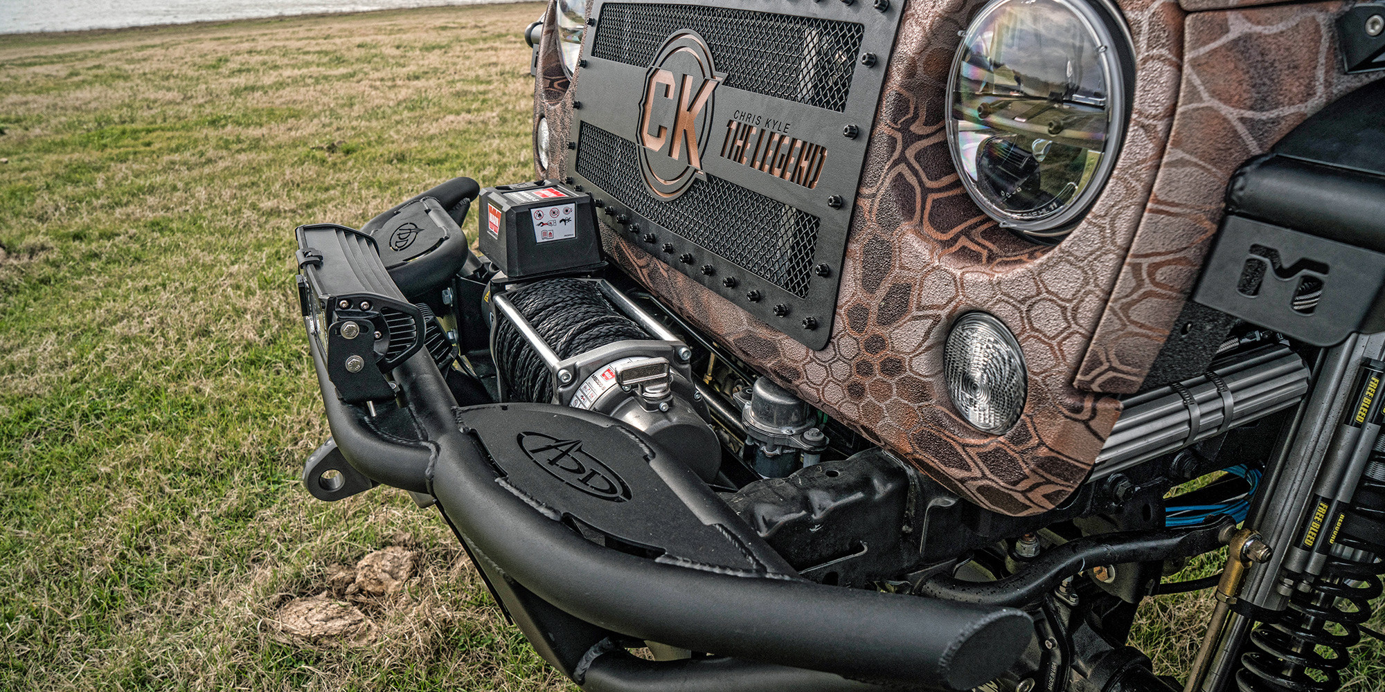 ADD Winch mount offroad bumper on Jeep JK - Photo by Dale Martin