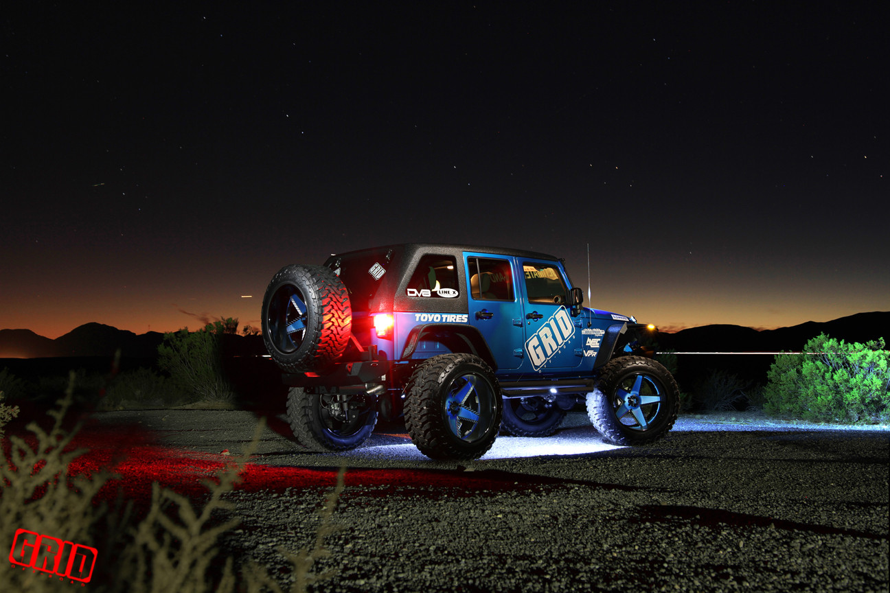 Lifted Jeep Wrangler JK Unlimited - Photo by Grid Off-road