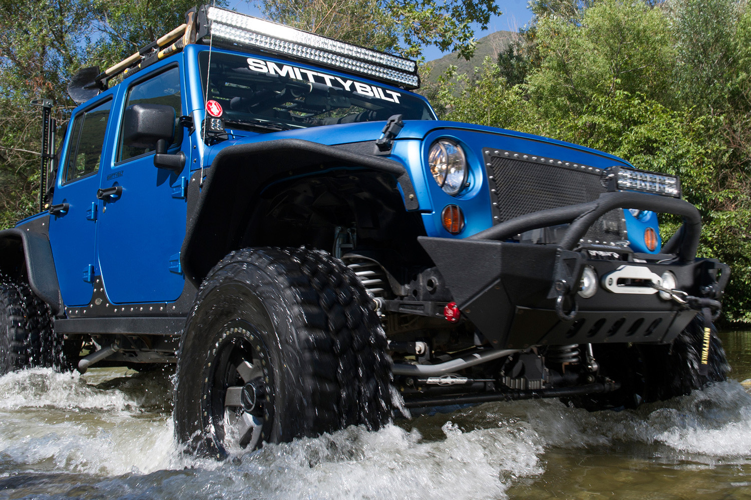 Modified Jeep Wrangler River Crossing - Photo by Smittybilt