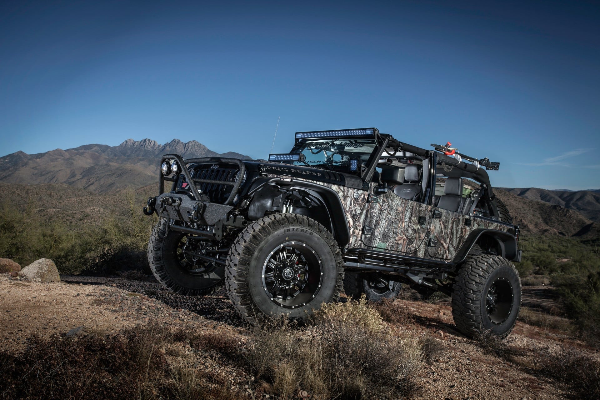 Wrangler Unlimited With No Roof on the Trails - Photo by Brian Edstrom