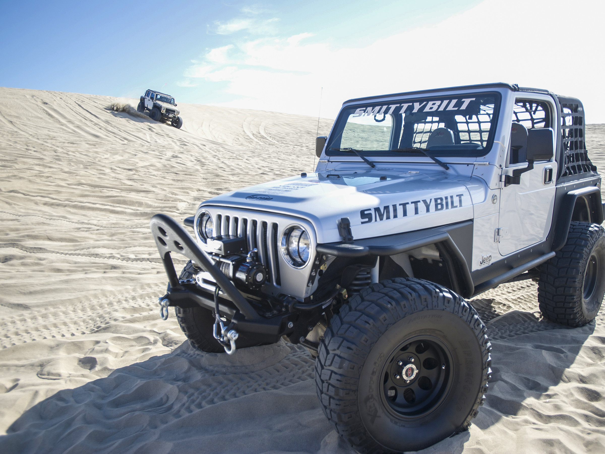 Jeep Wrangler TJ With a Net - Photo by Smittybilt