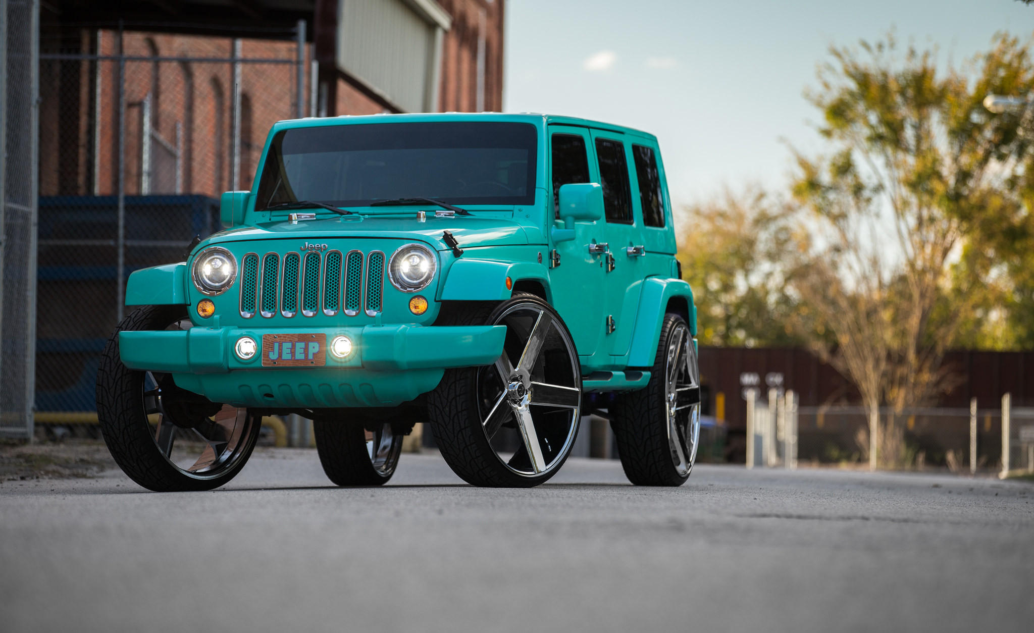 Jeep Wrangler with Widebody Fender Flares - Photo by DUB