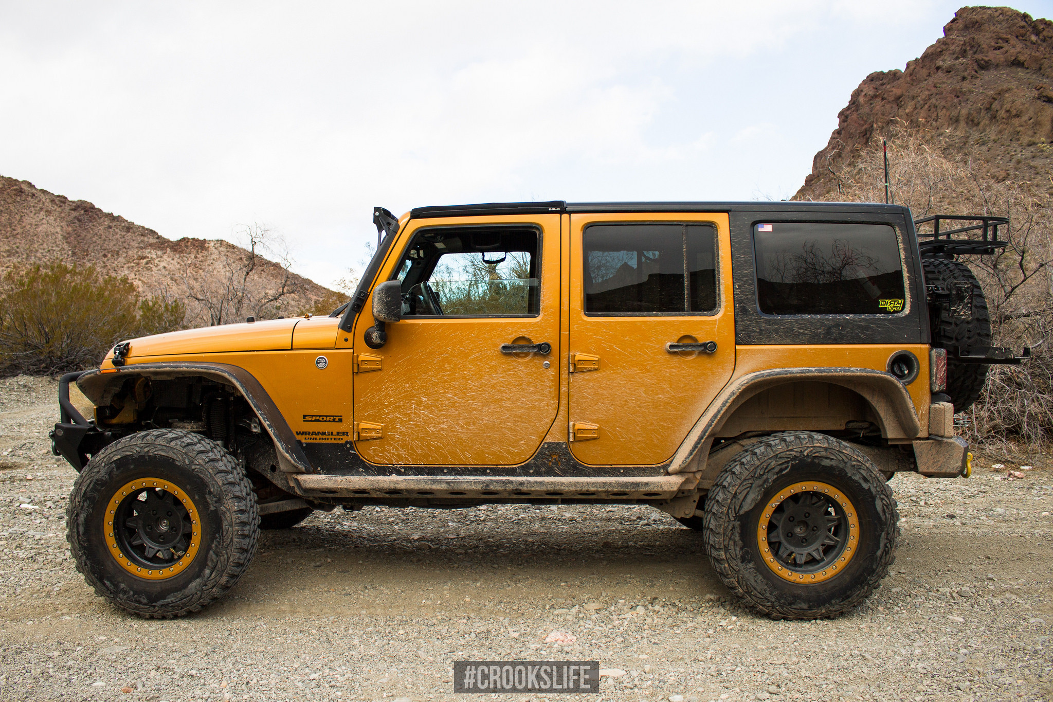 Custom Off-road Tires on Jeep Wrangler Unlimited - Photo by Jimmy Crook