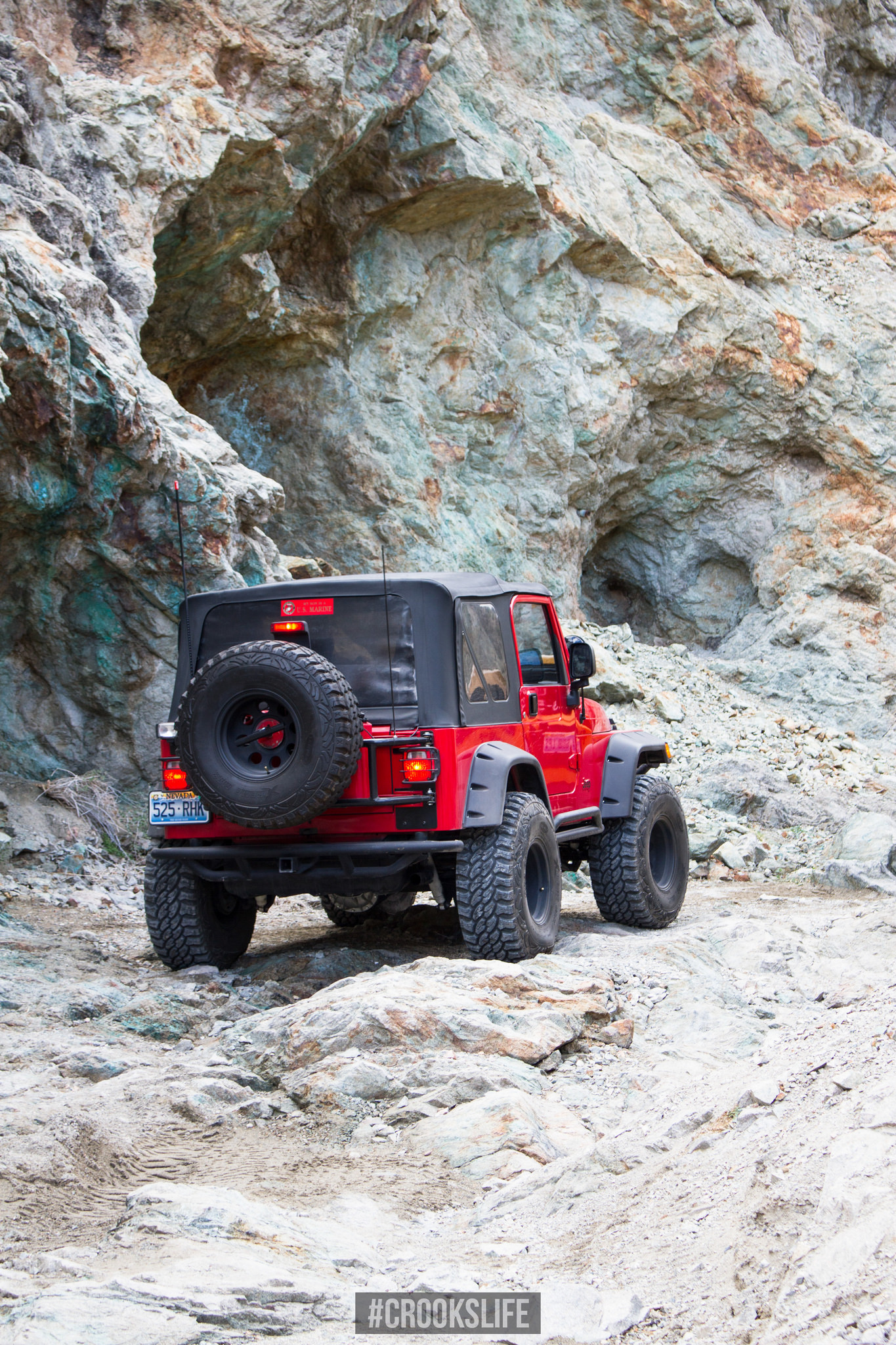 Jeep Wrangler with Custom Widebody Fender Flares  - Photo by Jimmy Crook