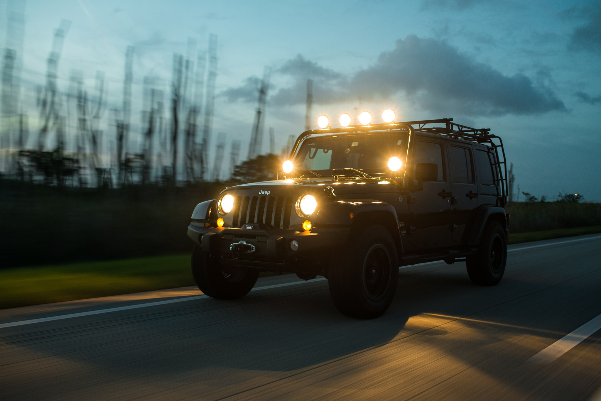 Fuel Offroad Wheels on Black Jeep Wrangler - Photo by Fuel Offroad