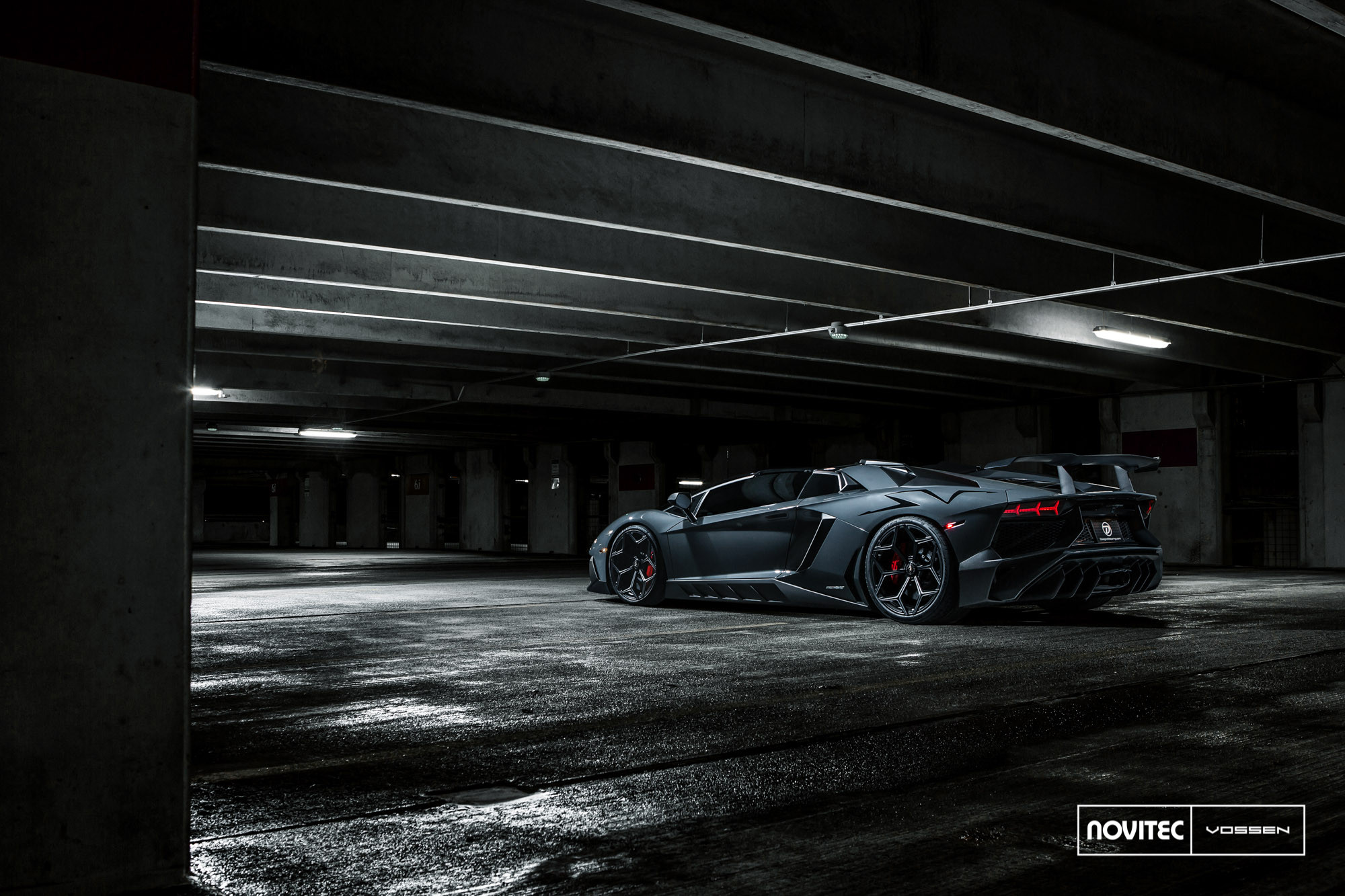 Lamborghini Aventador SV with Custom Body Kit - Photo by Vossen