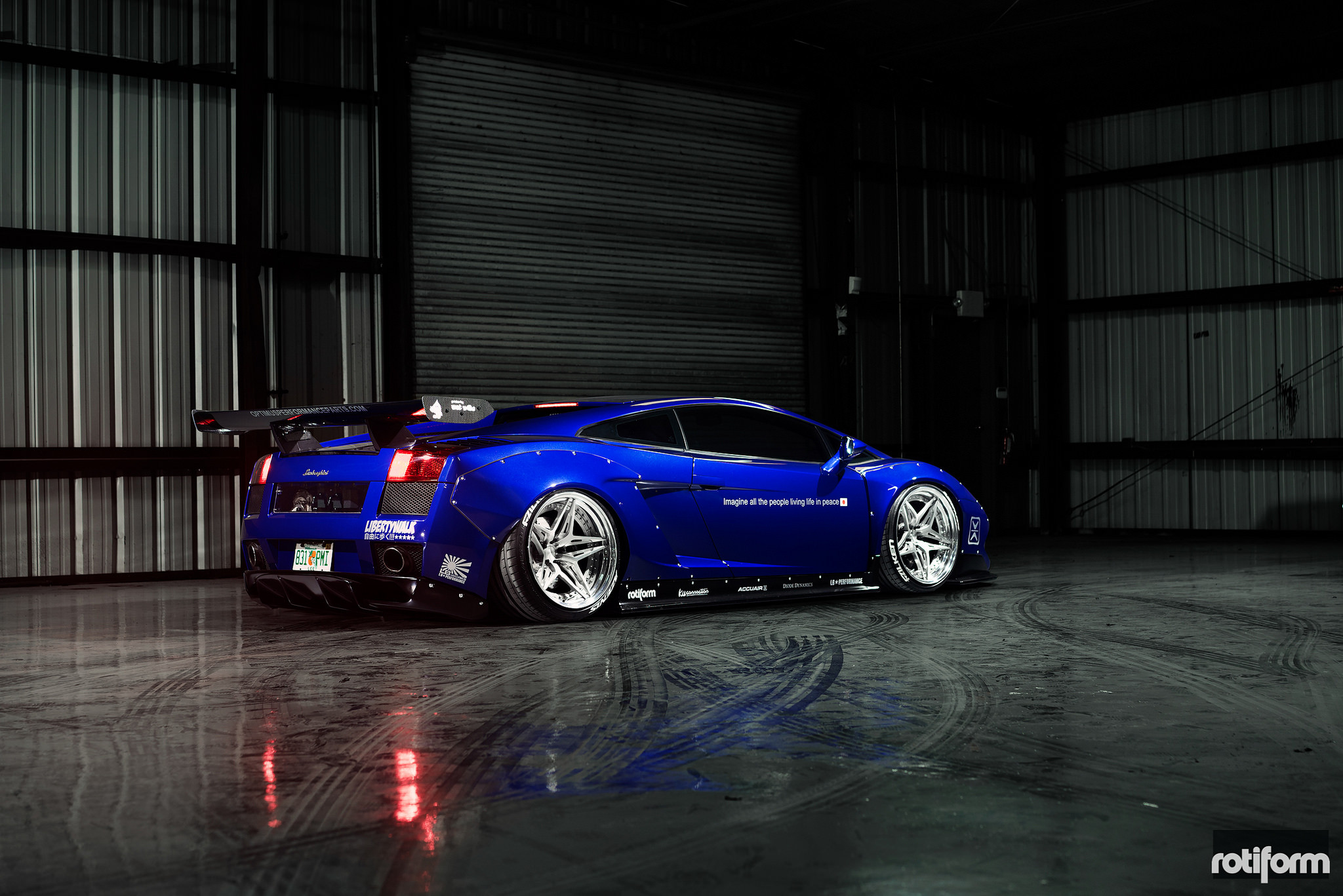 Blue Liberty Walk Lamborghini Gallardo - Photo by Rotiform